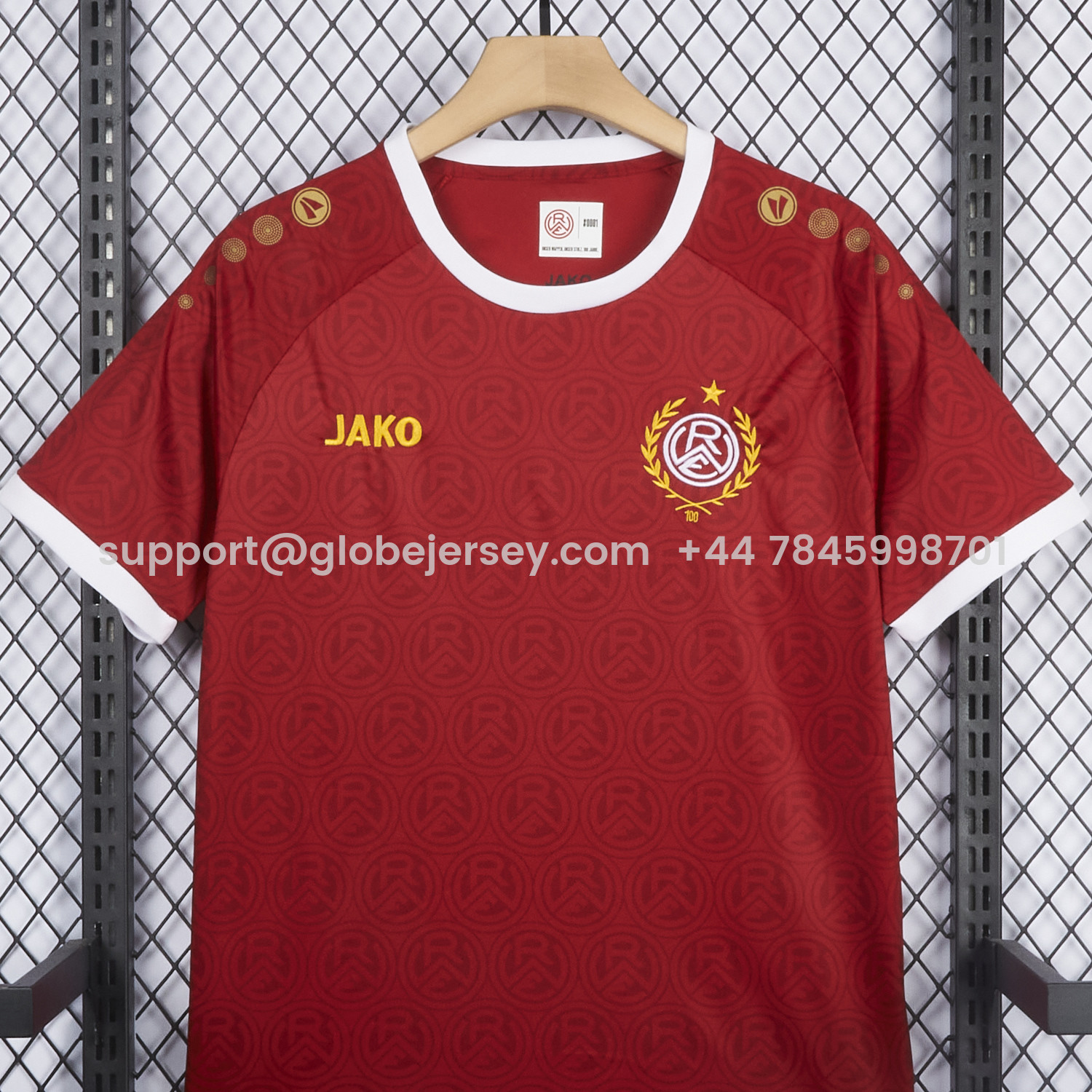 GlobeJersey-Rot-Weiss Essen 25-26 100th Anniversary Jersey - Fans Version