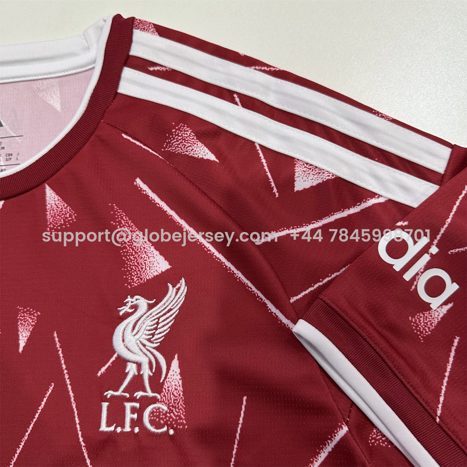 GlobeJersey-Liver.pool 26-27 Home Jersey - Fans Version
