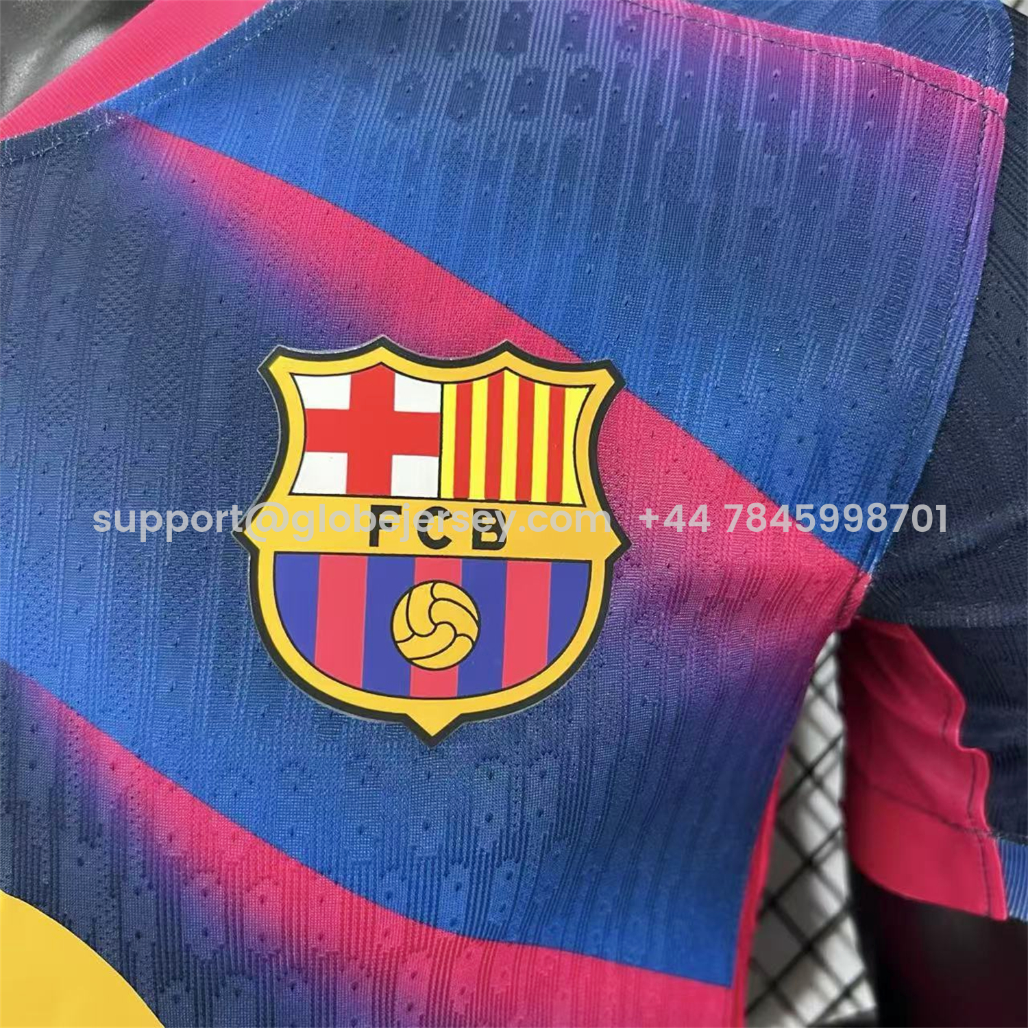 GlobeJersey-Barcelona 25-26 Red And Blue Twill Special Jersey - Player Version