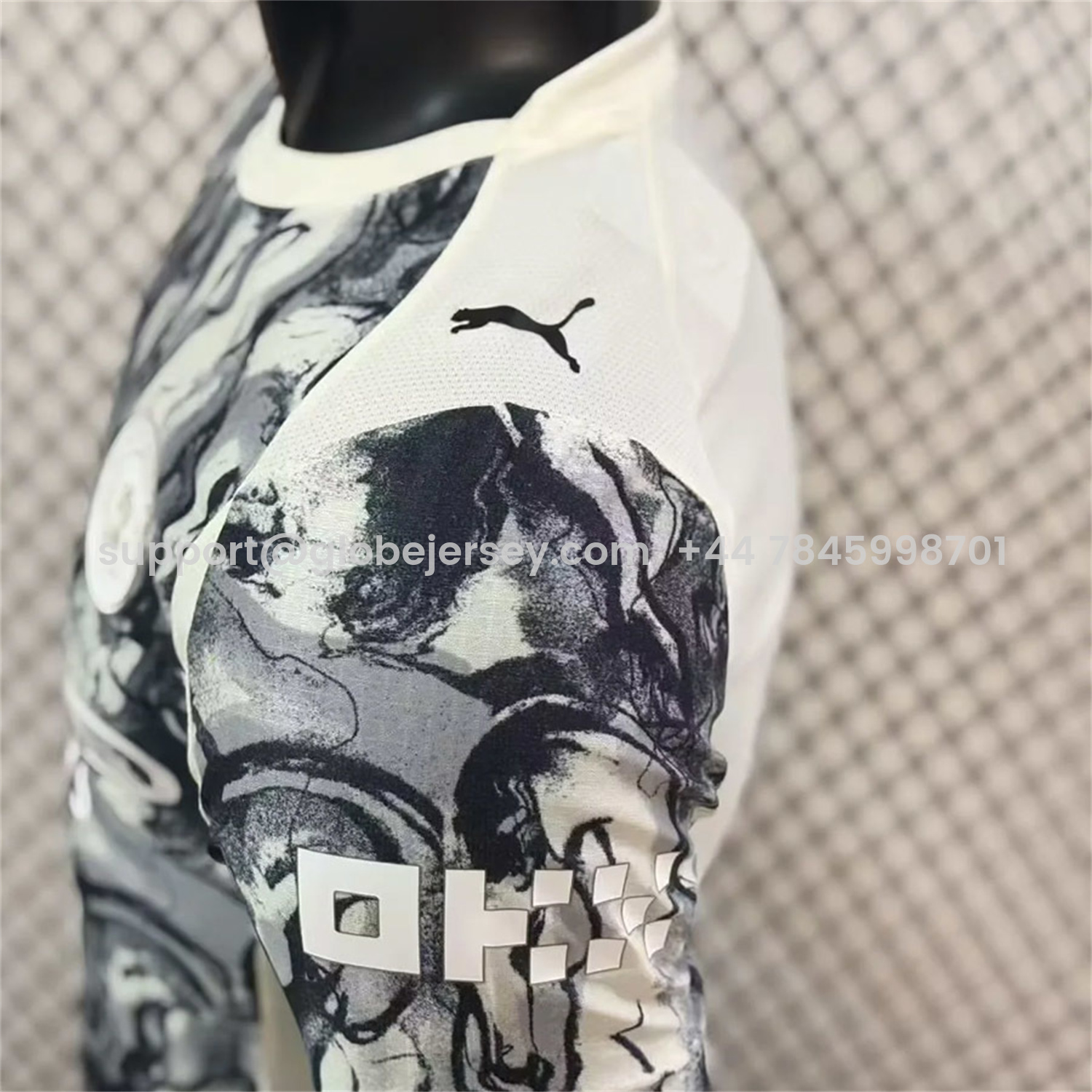 GlobeJersey-Manchester City 25-26 Year of the Horse Ink Painting Special Jersey - Player Version