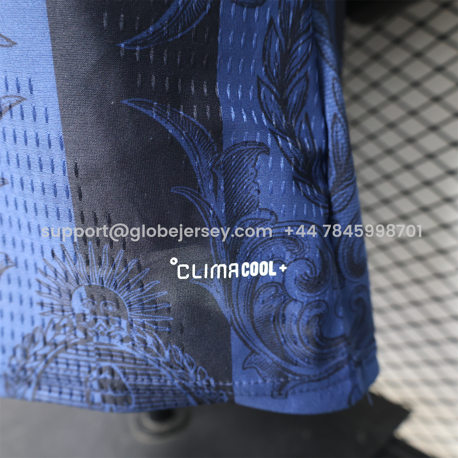 GlobeJersey-Argentina 2026 Dark Blue And Black Pattern Sun Special Edition Jersey - Player Version