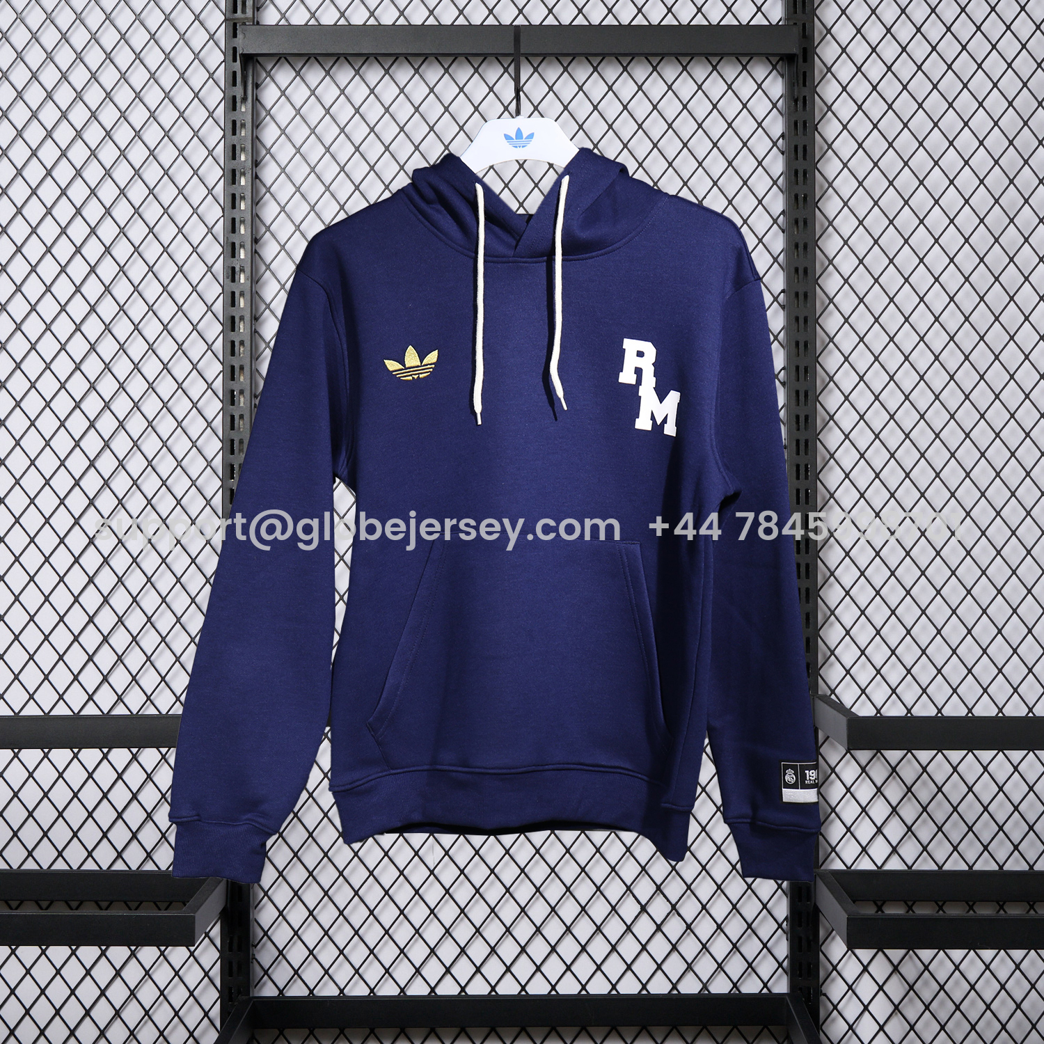 GlobeJersey-Real Madrid 25-26 Pure Color 1902 Training Set - Dark Blue Top and Dark Blue Pants