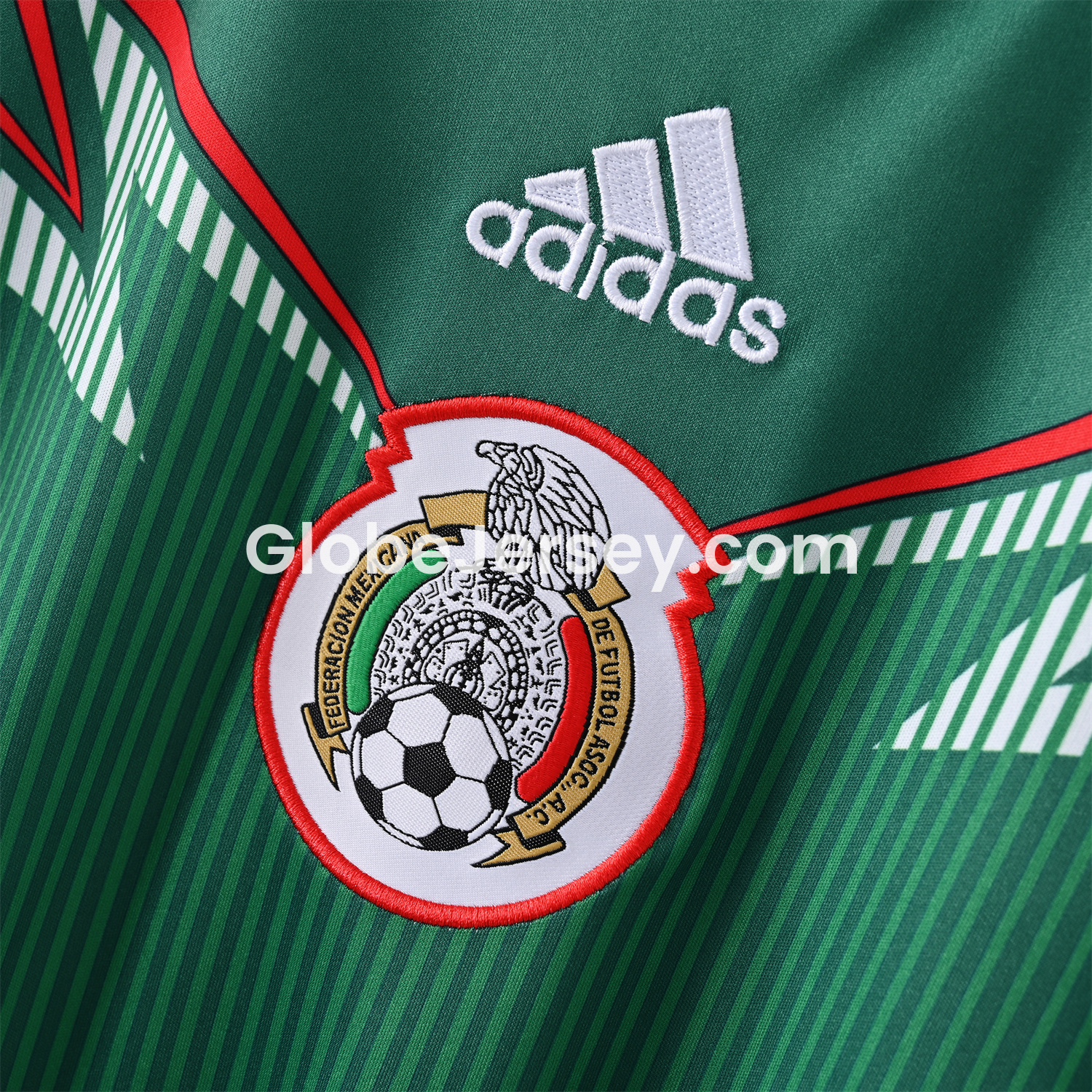 GlobeJersey-Retro Mexico 2014 Home Jersey