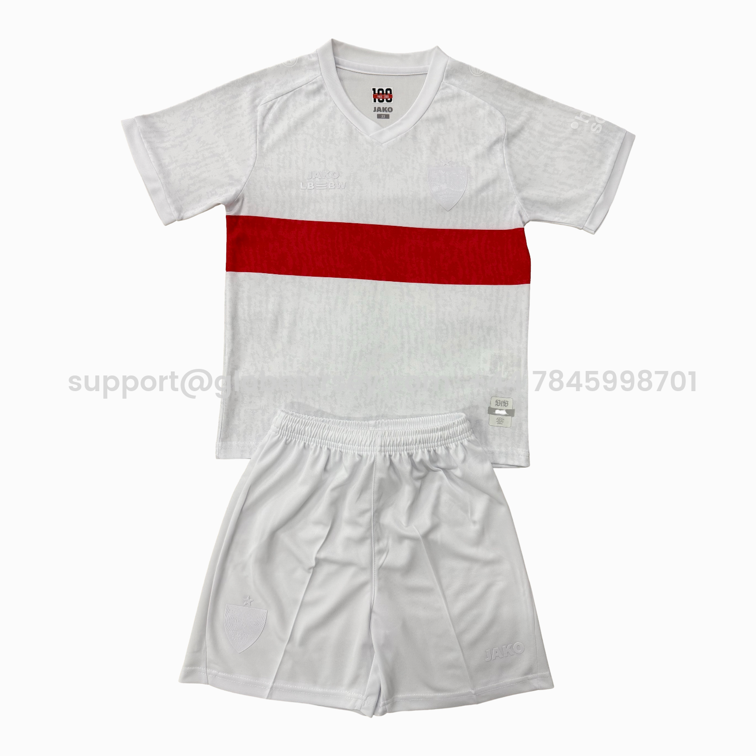 GlobeJersey-Stuttgart 25-26 100th Anniversary Men's Adult Jersey Set - Fans Version