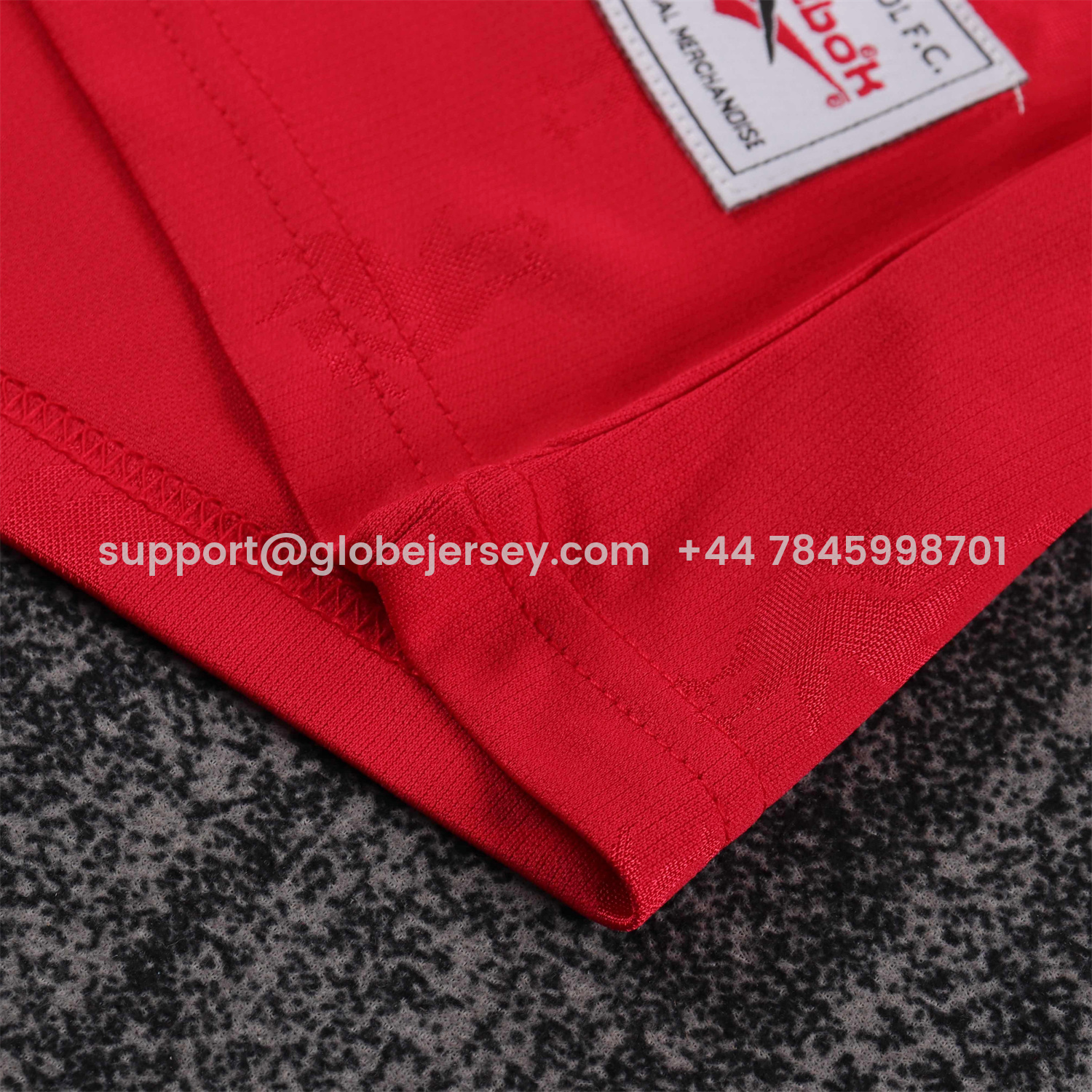 GlobeJersey-Retro Liver.pool 1996-97 Home Kids Kit