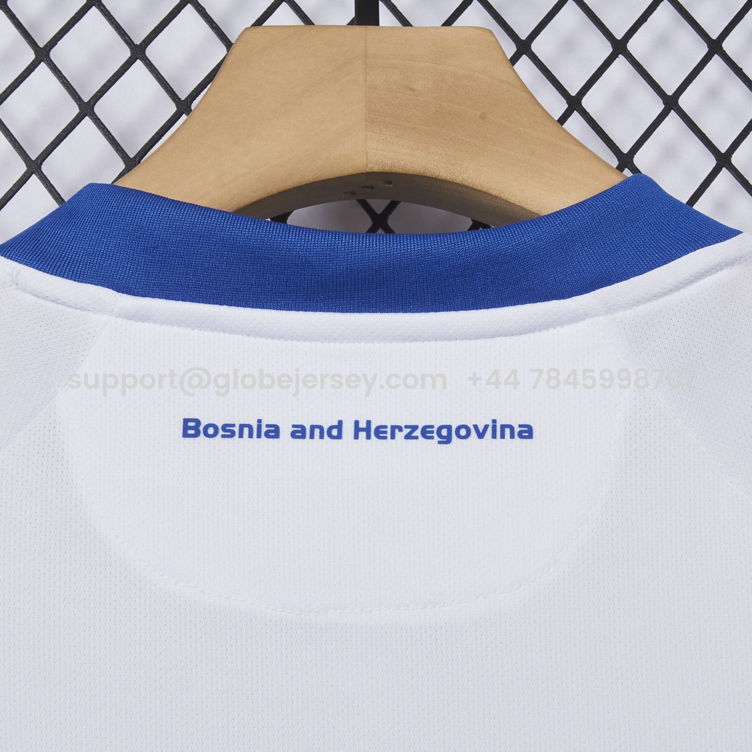 GlobeJersey-Bosnia and Herzegovina 2025 Away Jersey - Fans Version