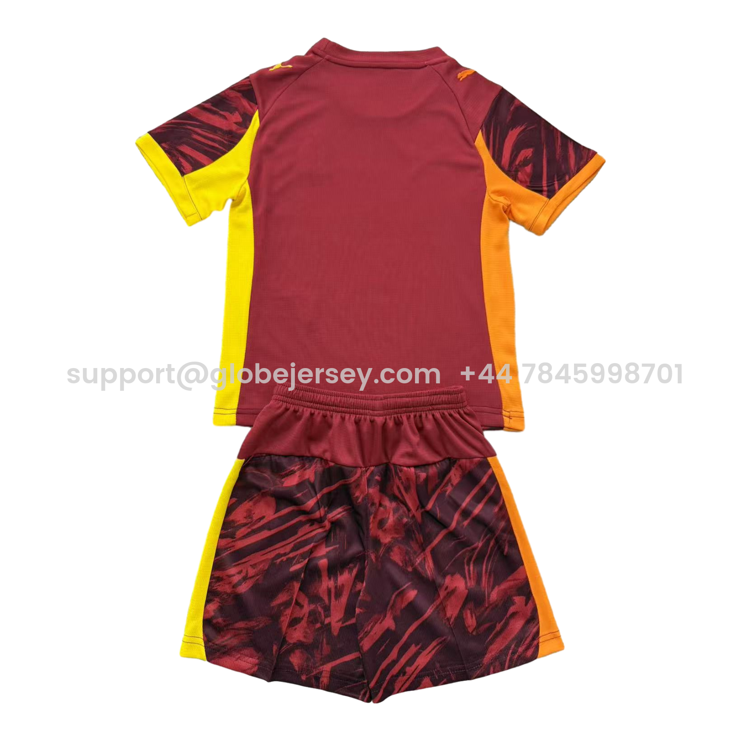 GlobeJersey-Marseille 25-26 Deep Red Goalkeeper Kids Kit