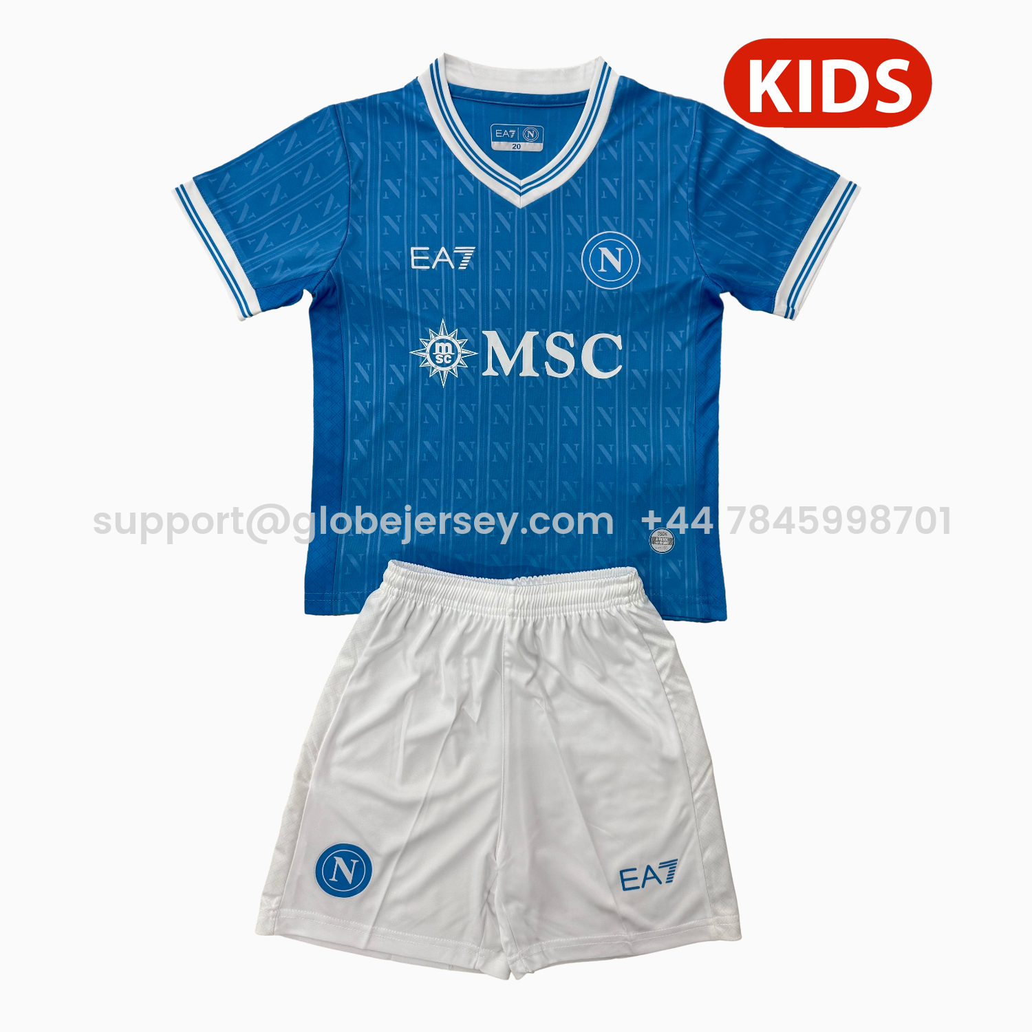 GlobeJersey-Napoli 25-26 European Home Kids Kit