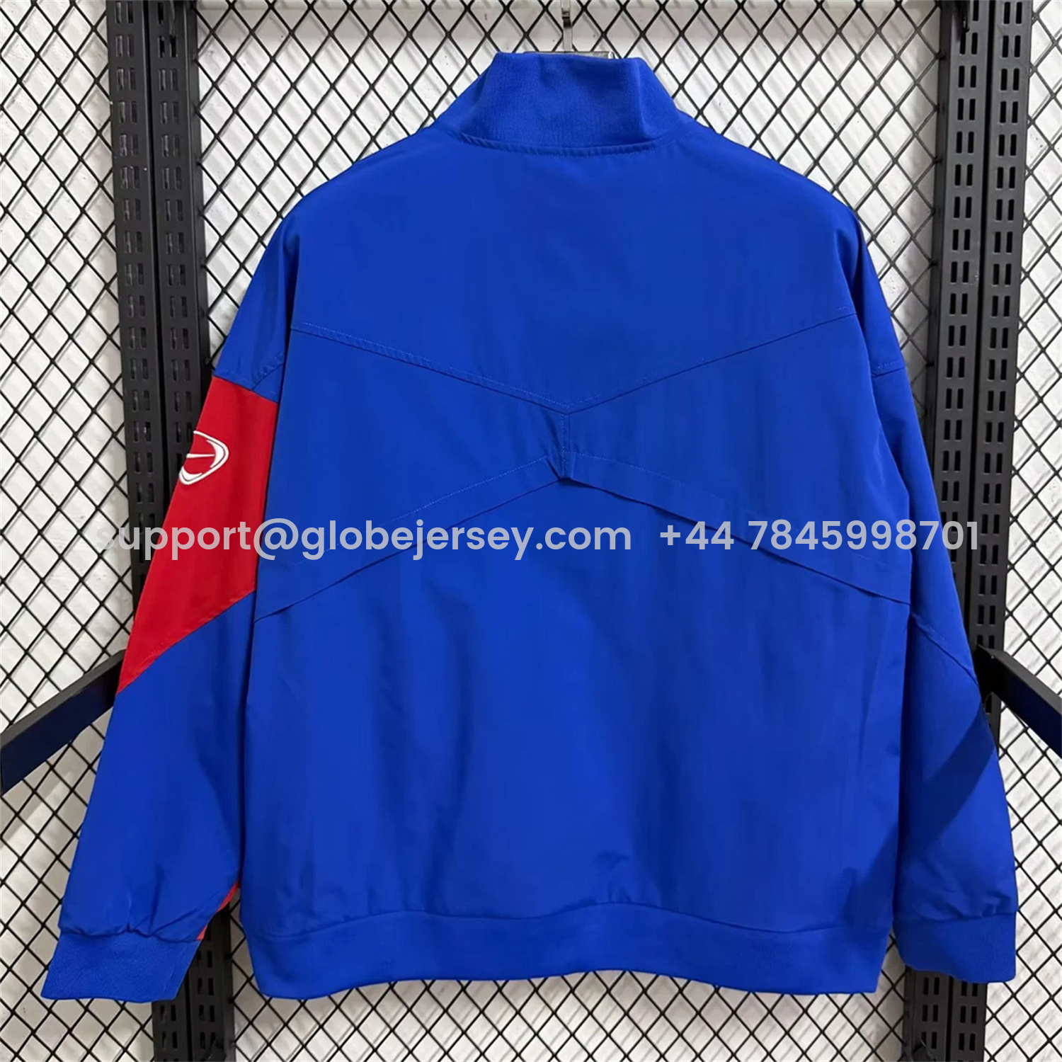 GlobeJersey-Paris Saint-Germain PSG 25-26 Windbreaker Jacket - Blue