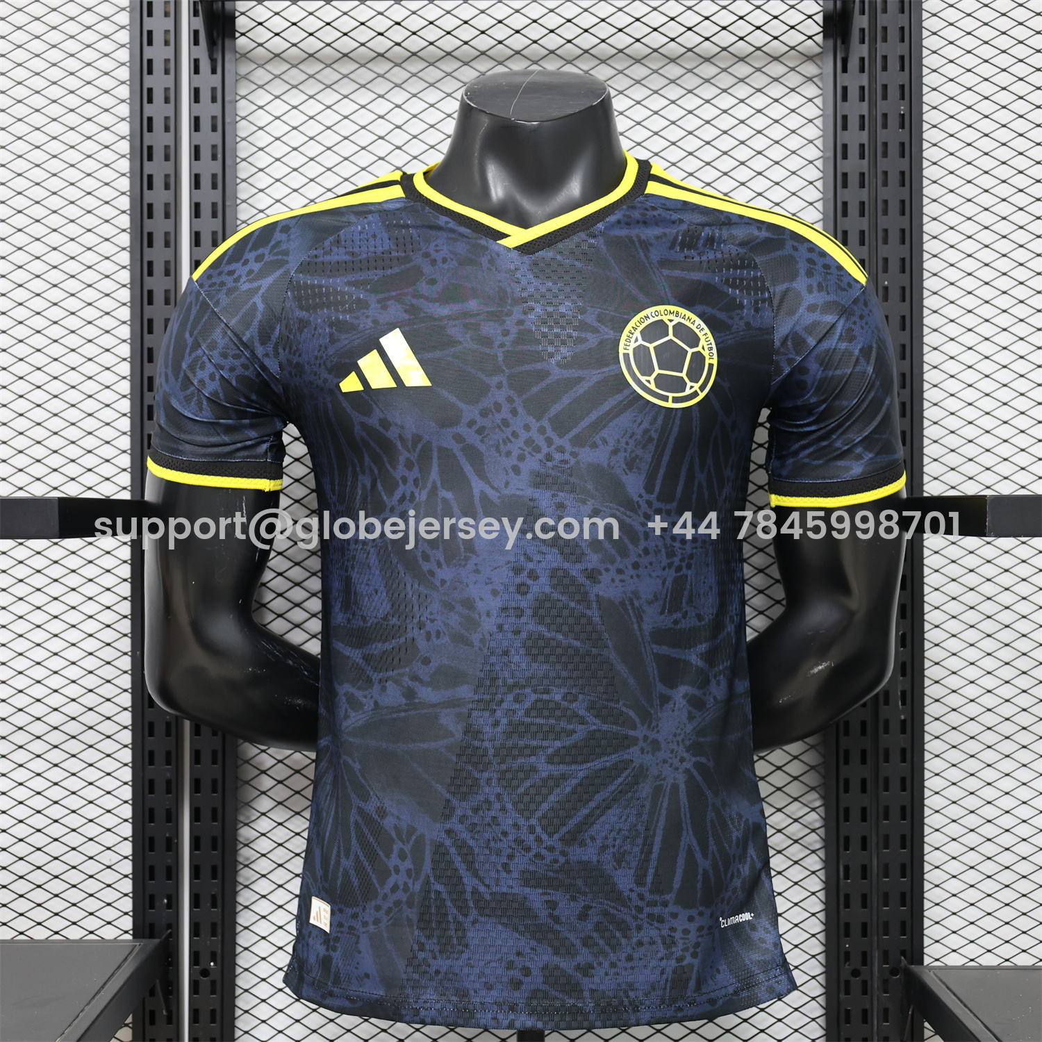 GlobeJersey-Colombia 2026 Grey And Black Special Jersey - Player Version