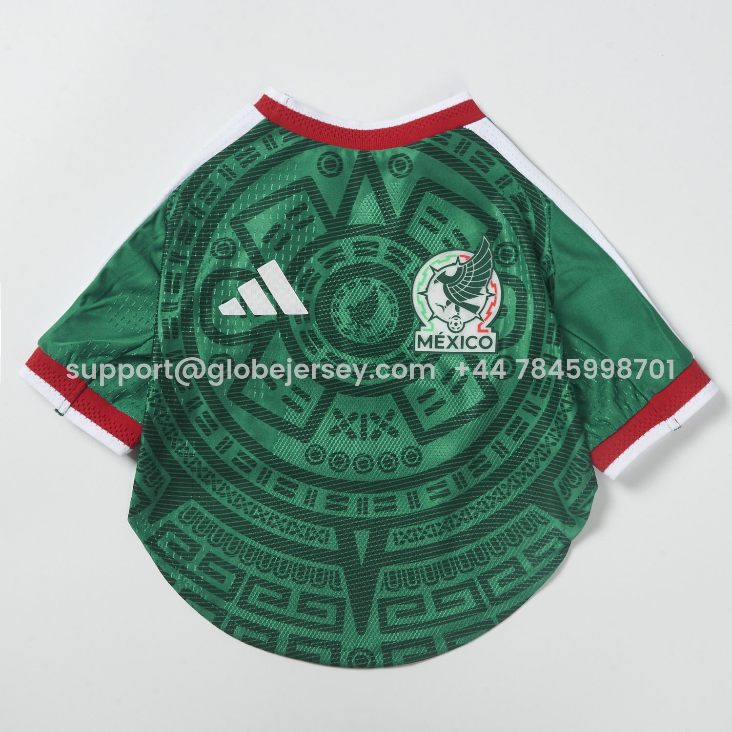 GlobeJersey-Mexico 2026 Home Pet Jersey - Player Version