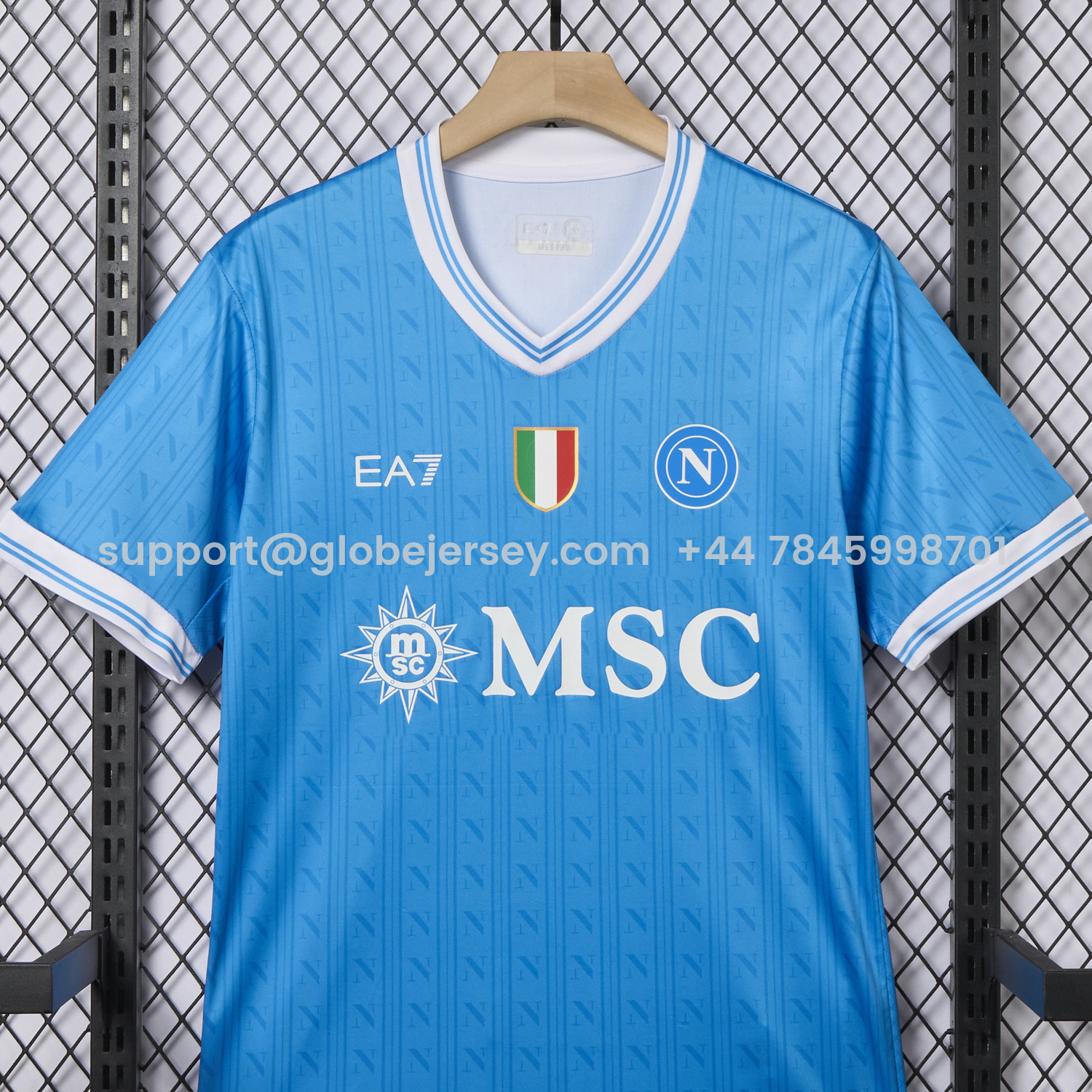 GlobeJersey-Napoli 25-26 Home Jersey - Fans Version