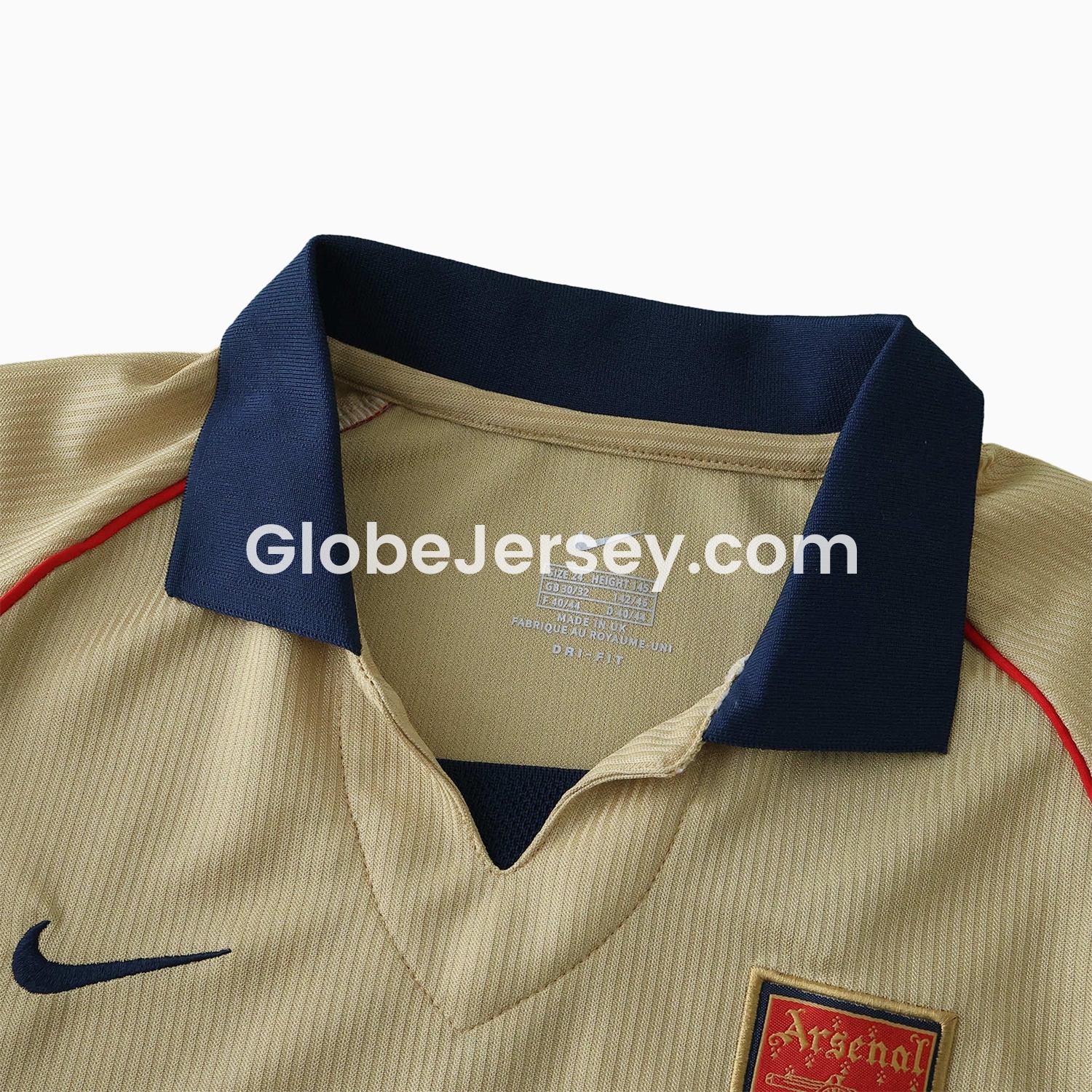 GlobeJersey-Retro Arsenal 2001-02 Away Kids Kit