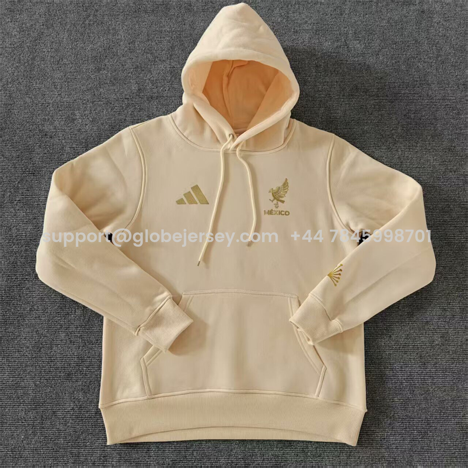 GlobeJersey-Mexico 2025 Gold Cup Black Special Edition Unisex Pullover Hoodie