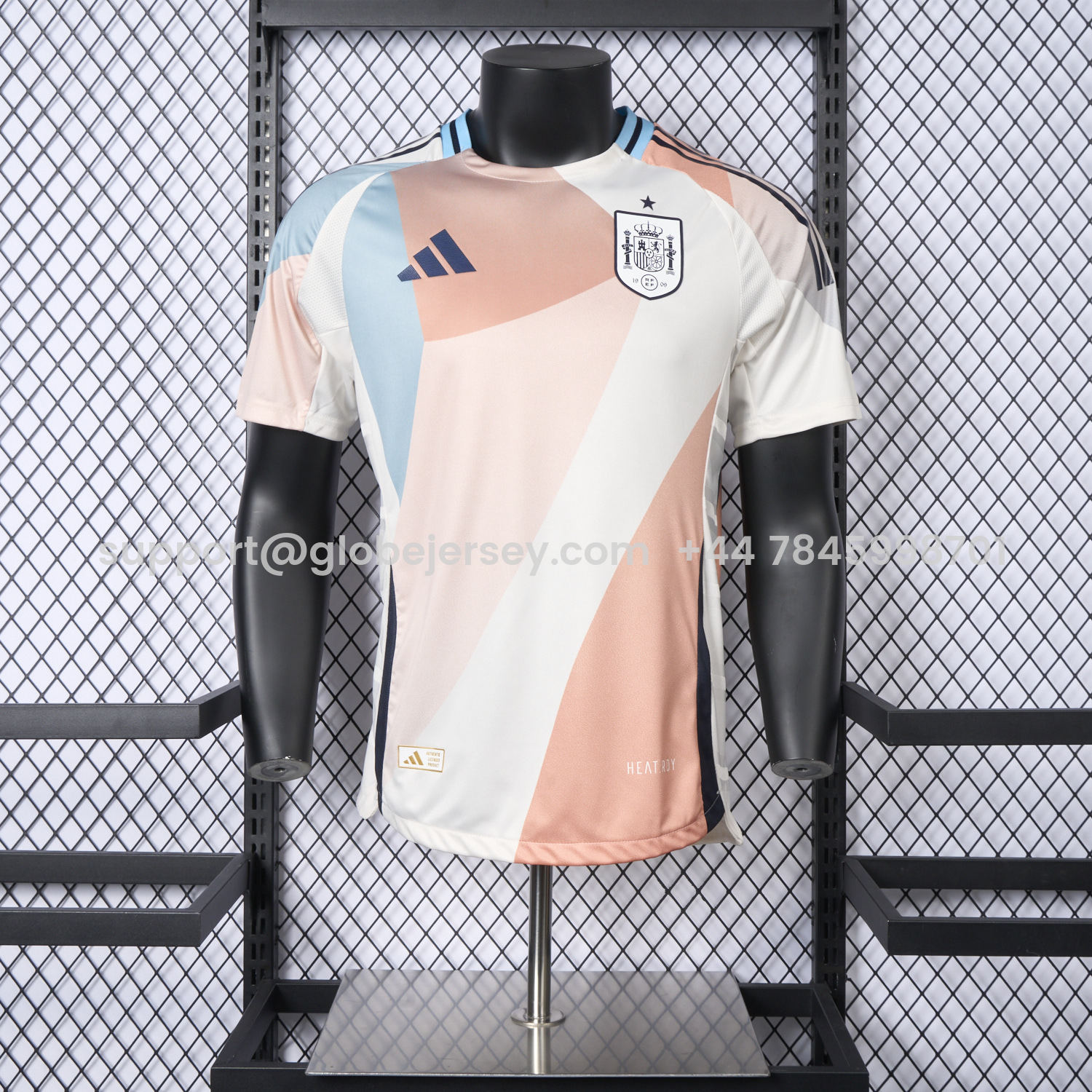 GlobeJersey-Spain 2025 Women's Team Away Jersey - Men's Player Version