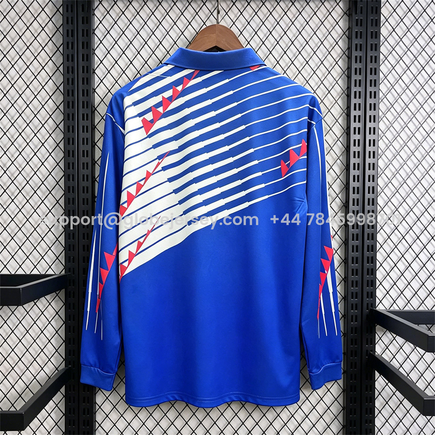 GlobeJersey-Retro Japan 1994 Home Long Sleeves Jersey