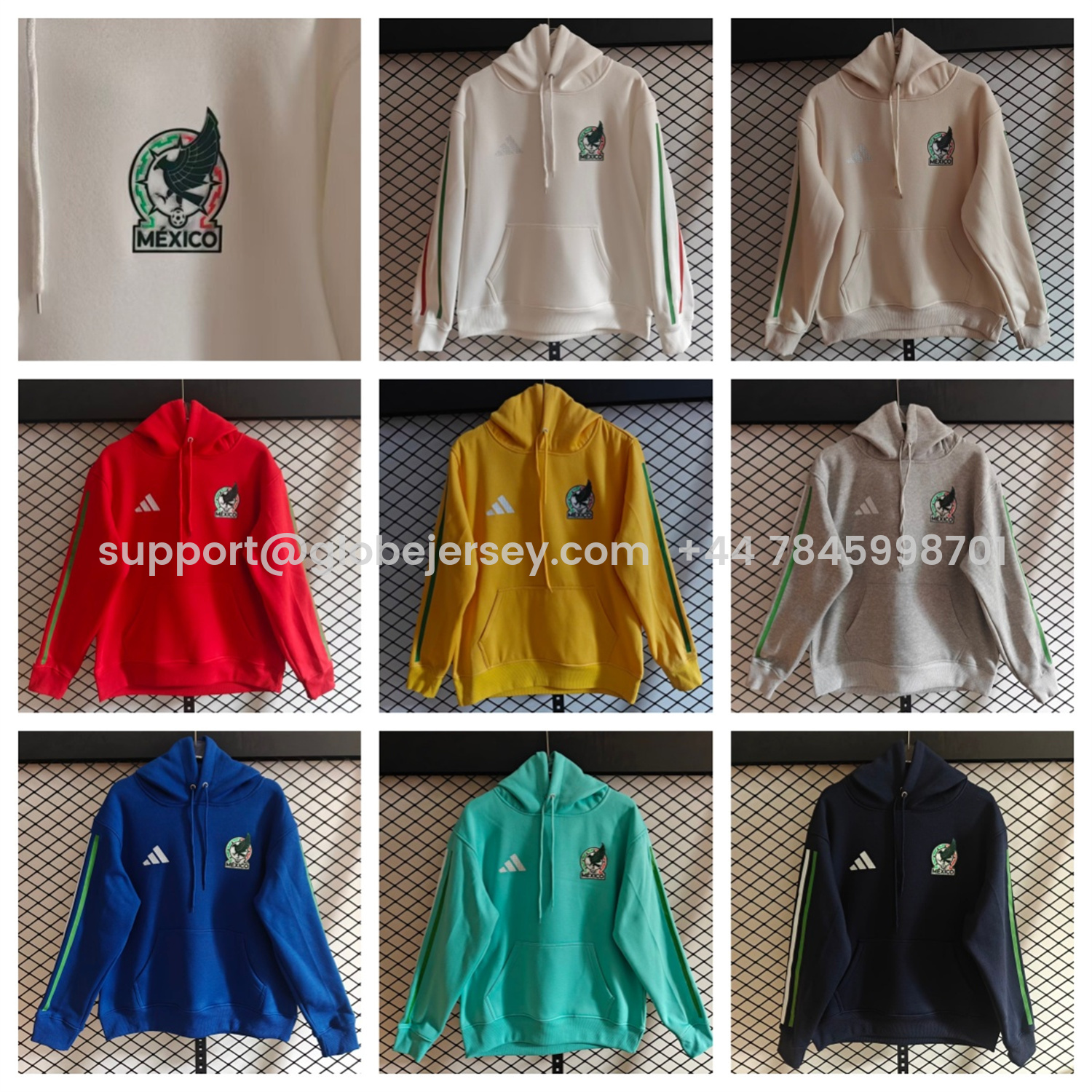 GlobeJersey-Mexico 2026 Away Unisex Pullover Hoodie