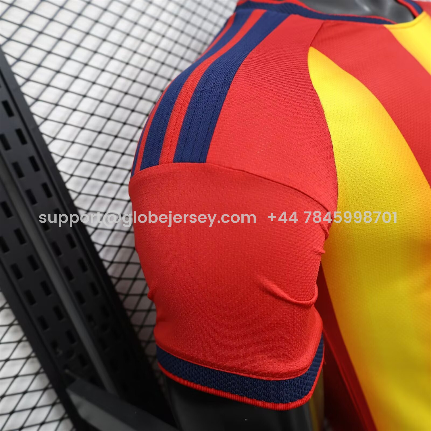 GlobeJersey-Spain 2026 Red And Yellow Stripes Special Jersey - Player Version