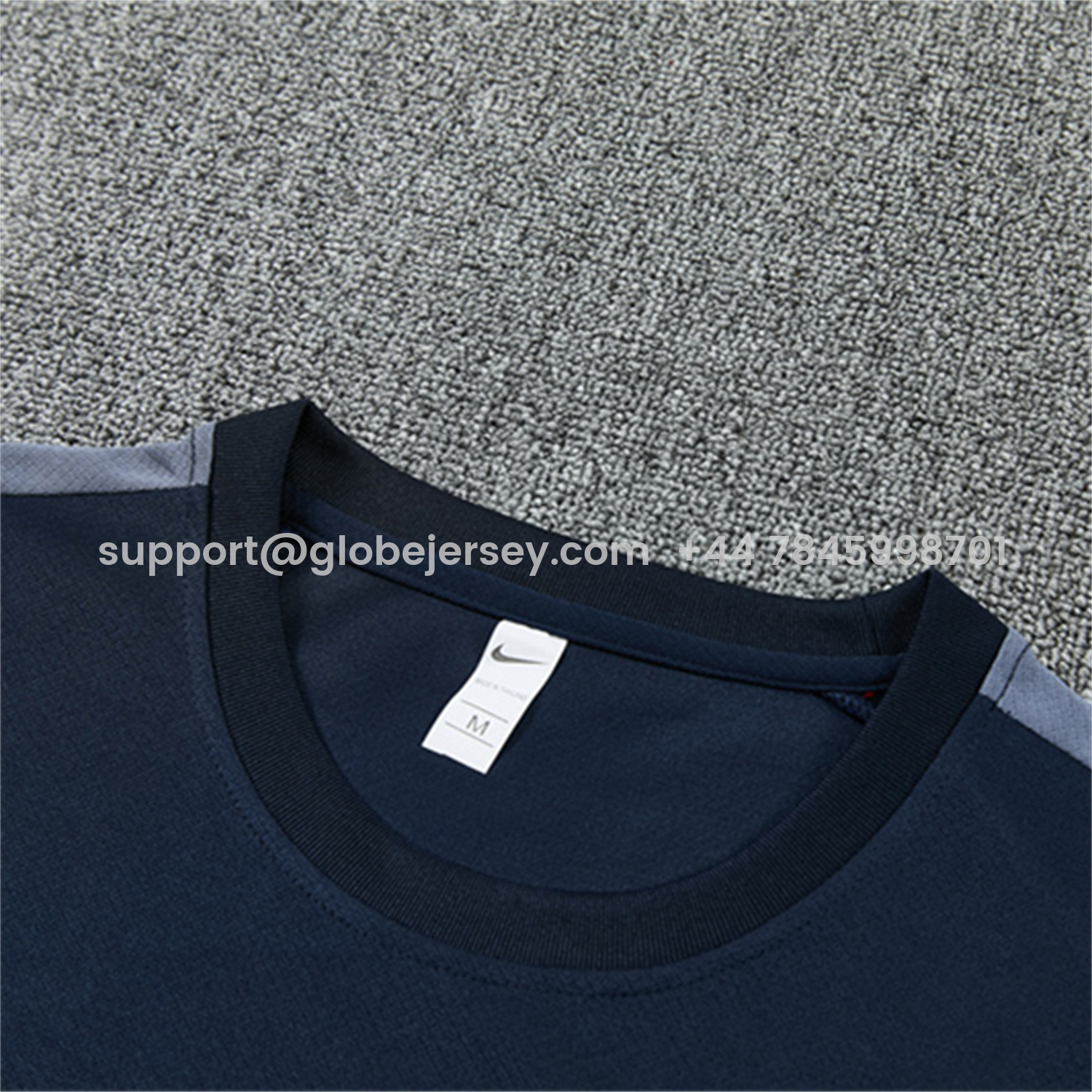 GlobeJersey-England 2026 Short-Sleeve Training Set - Dark Blue Top & Dark Blue Pants