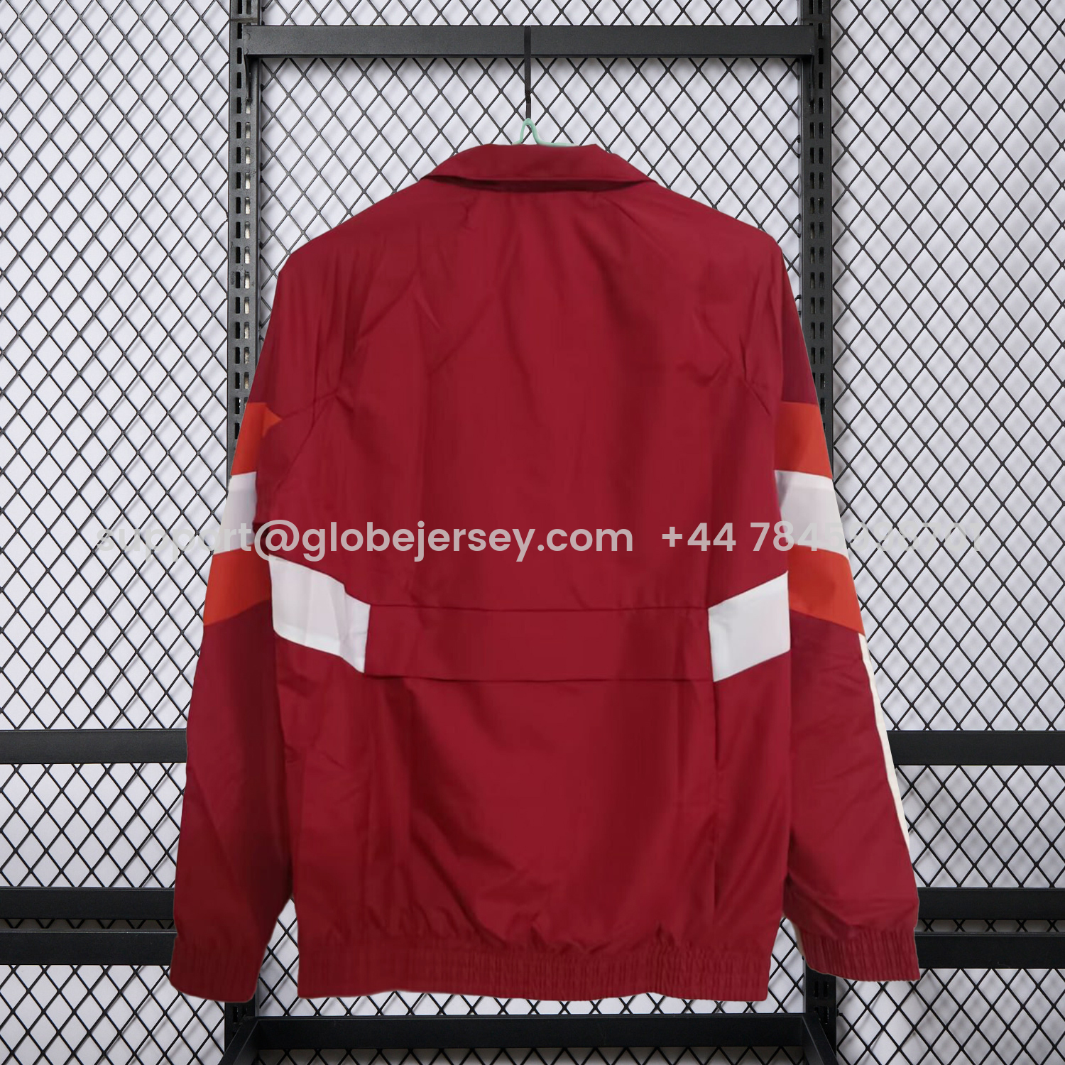 GlobeJersey-Bayern Munich 25-26 Terrace Icon Windbreaker Jacket - Red