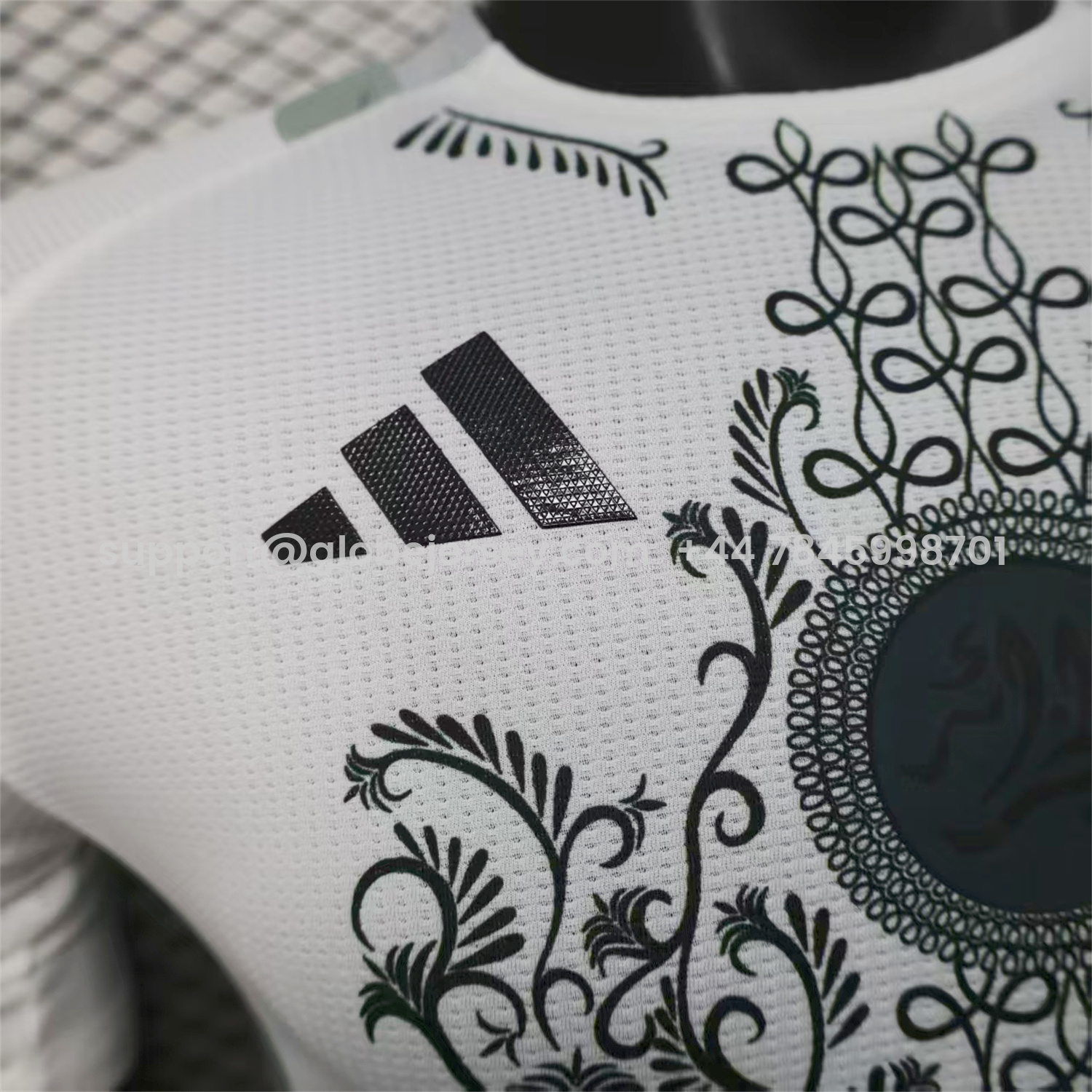 GlobeJersey-Algeria 25-26 Grey Plant White Special Jersey - Player Version