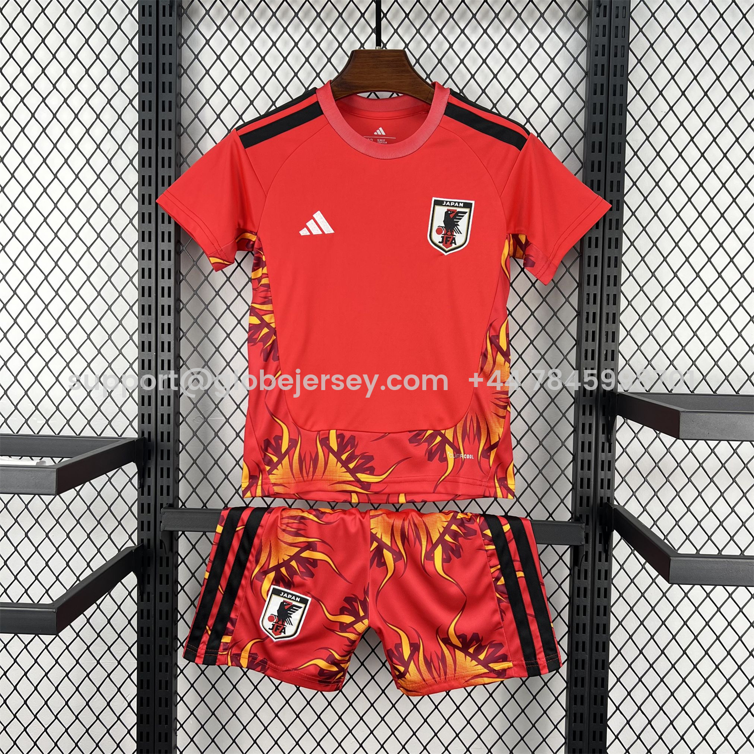 GlobeJersey-Japan 2026 Red Goalkeeper Kids Kit