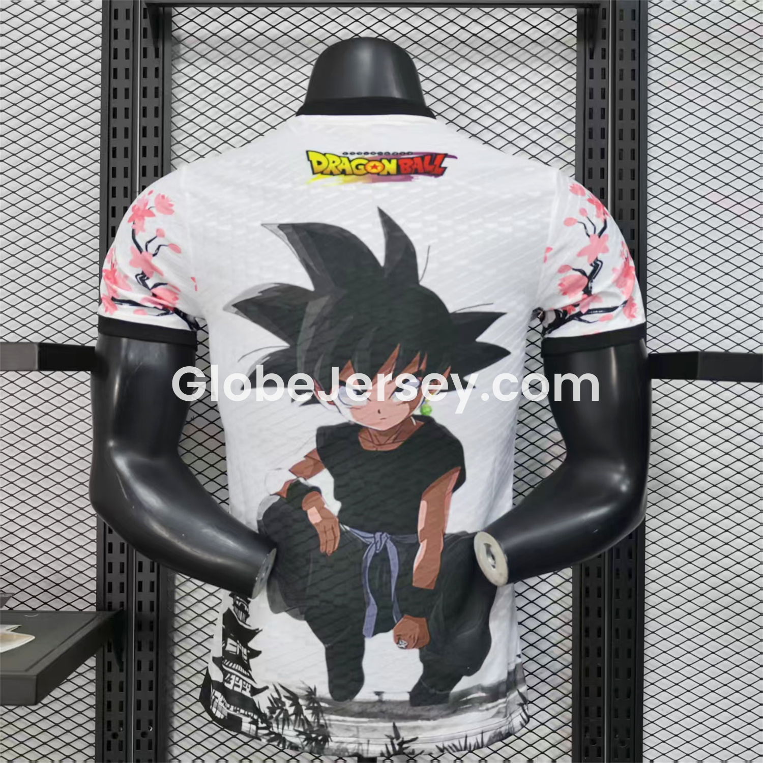 GlobeJersey-Japan 25-26 Dragon Ball Little Goku White Special Jersey - Player Version