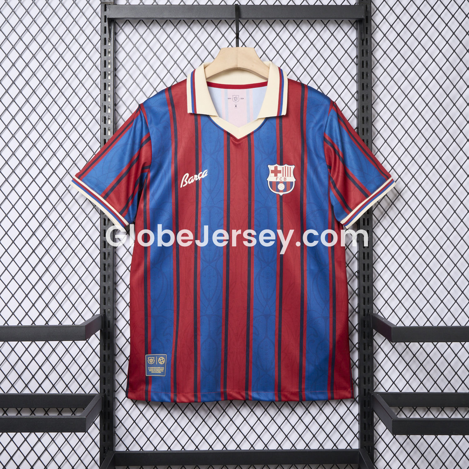 GlobeJersey-Barcelona 25-26 Retro Style Jersey - Fans Version