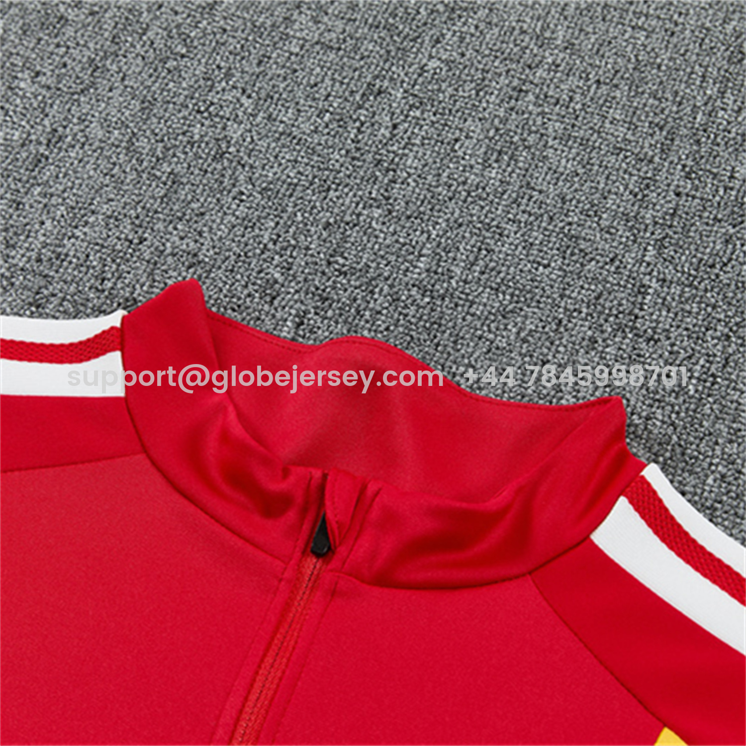 GlobeJersey-Germany 2026 Long Sleeve Training Set - Red Top & Pants