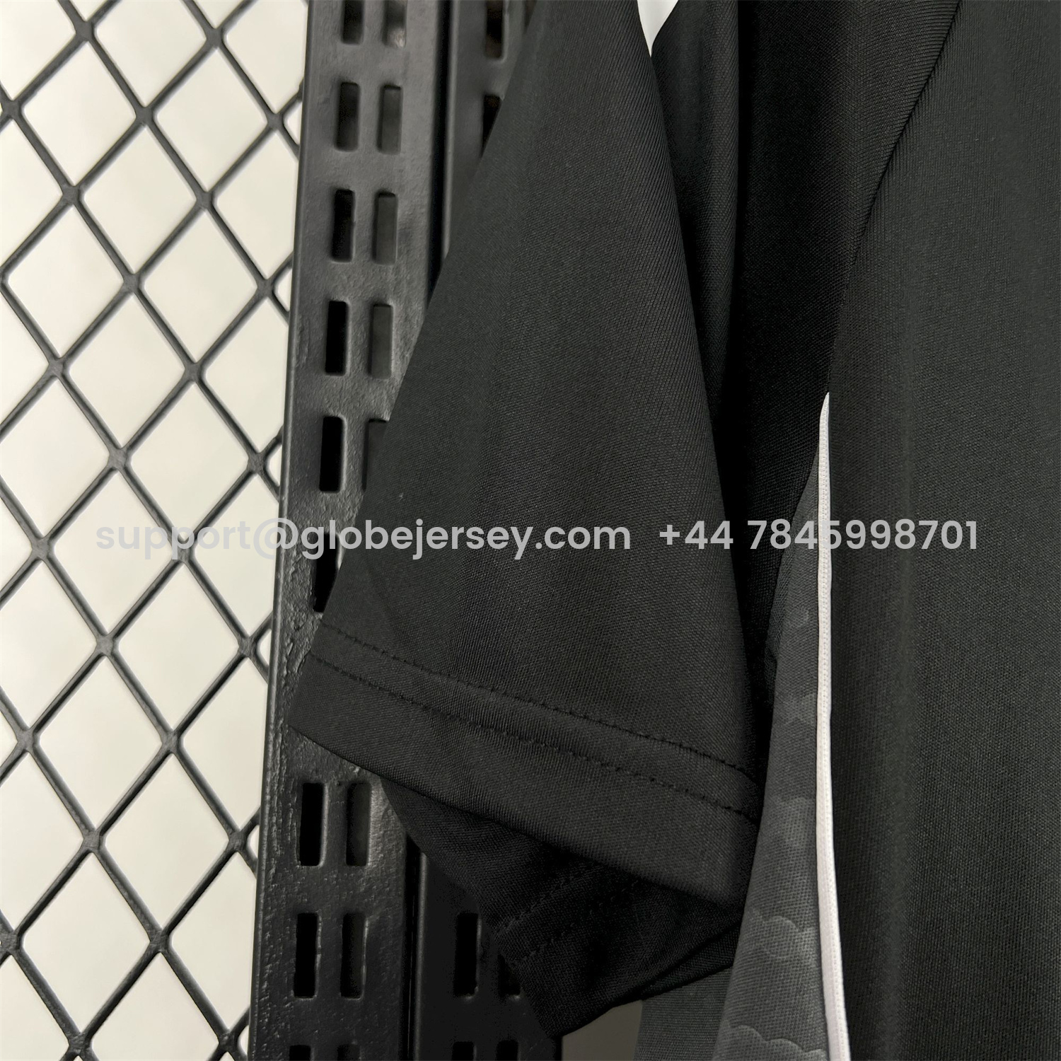 GlobeJersey-Sevilla 25-26 Black Travel Jersey - Fans Version