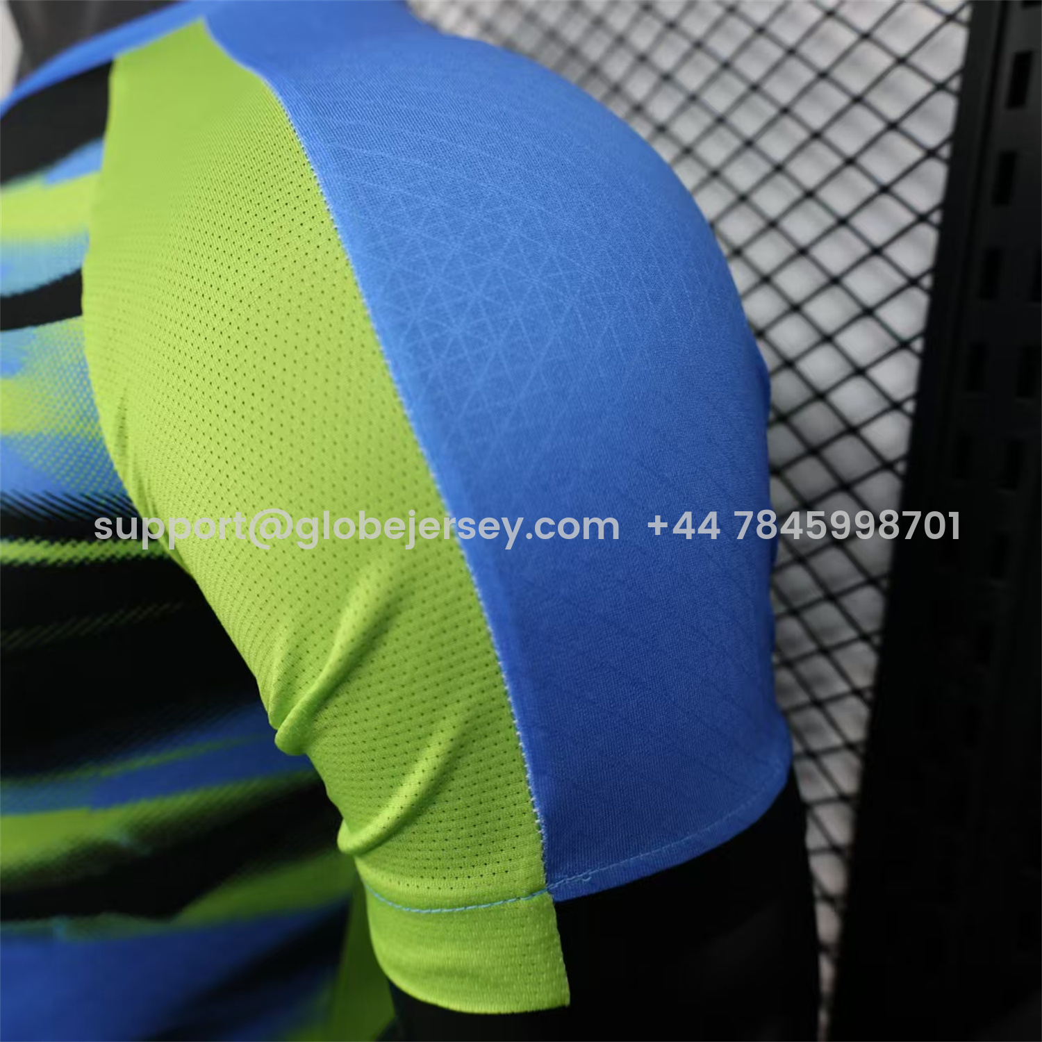 GlobeJersey-Marseille 25-26 Blue Green Gradient Training Jersey - Player Version