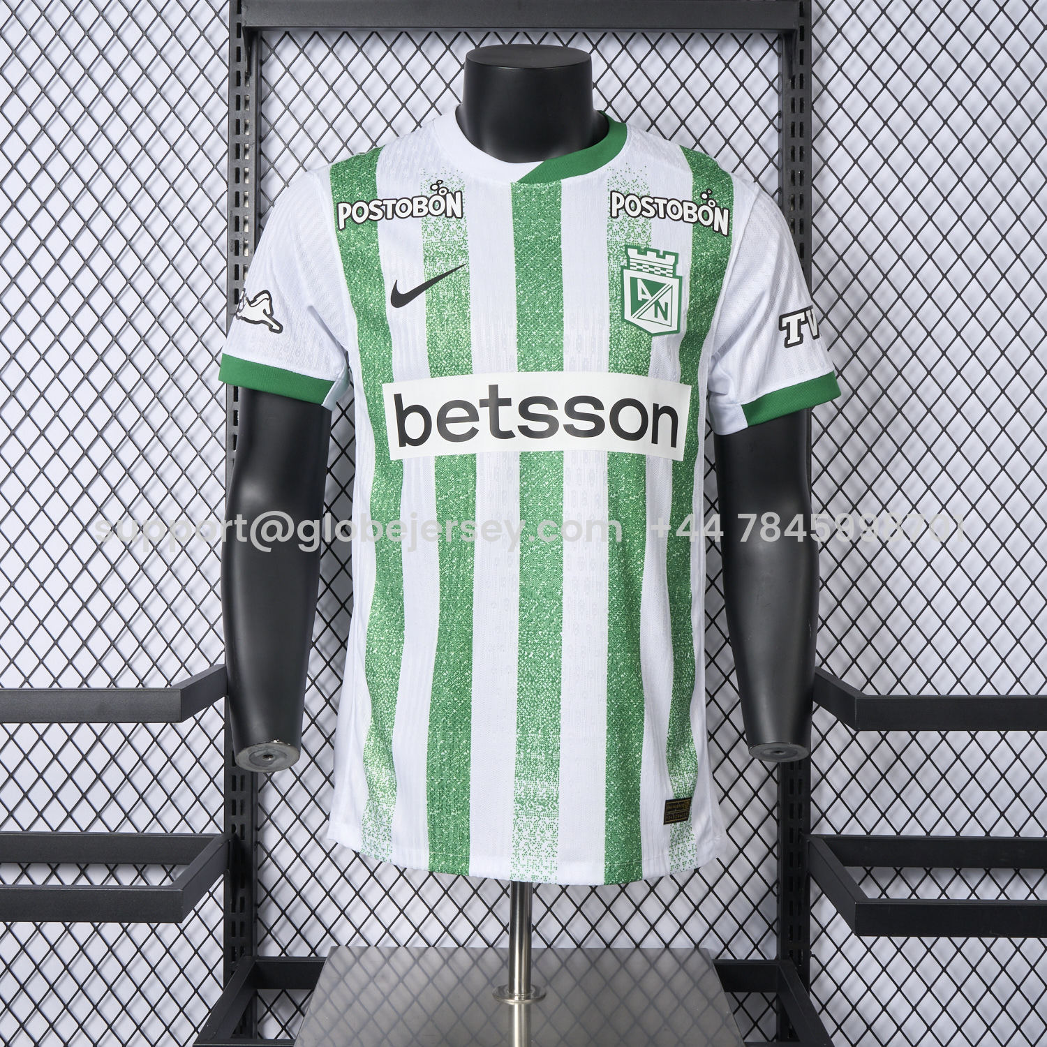 GlobeJersey-Atlético Nacional 25-26 Home Jersey - Player Version