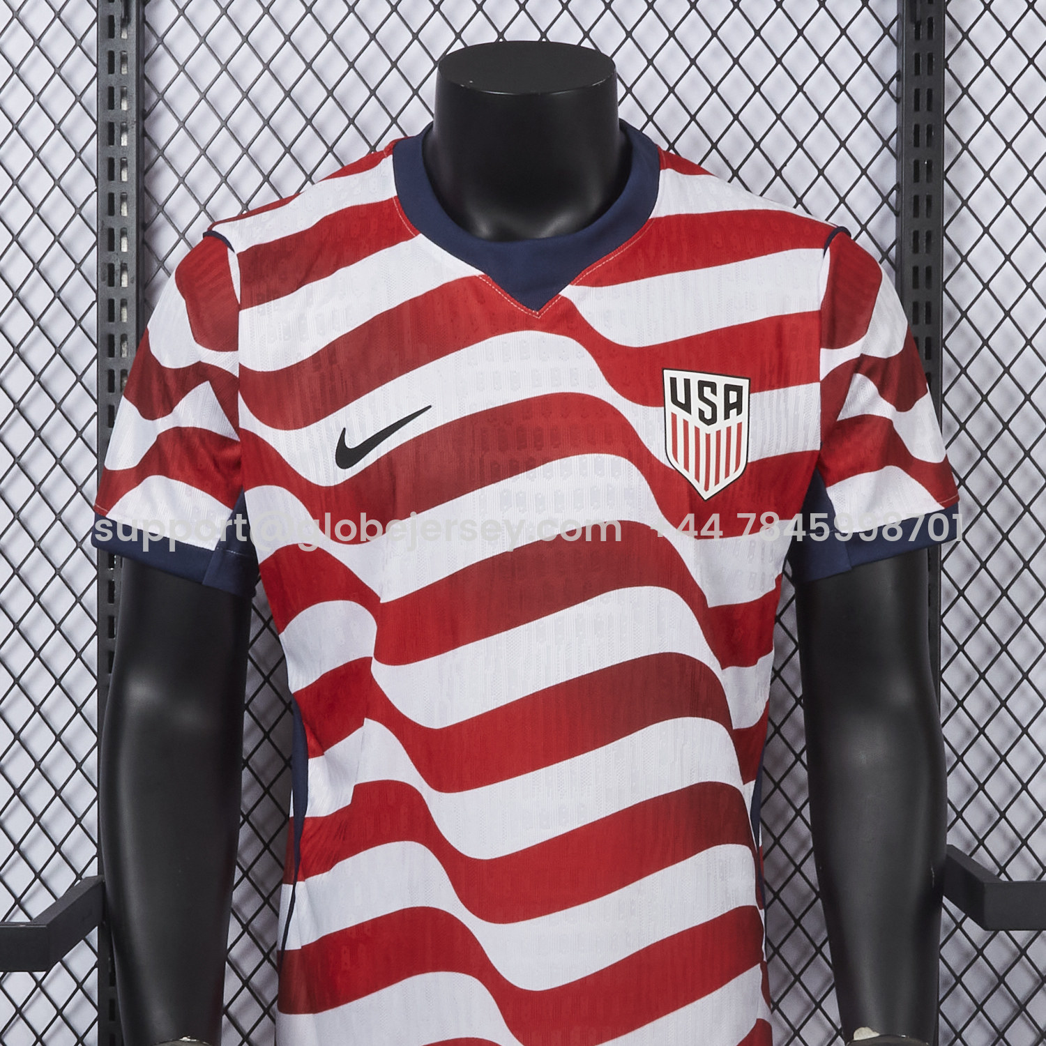 GlobeJersey-【Back Blank】United States USA 2026 Home Jersey - Player Version