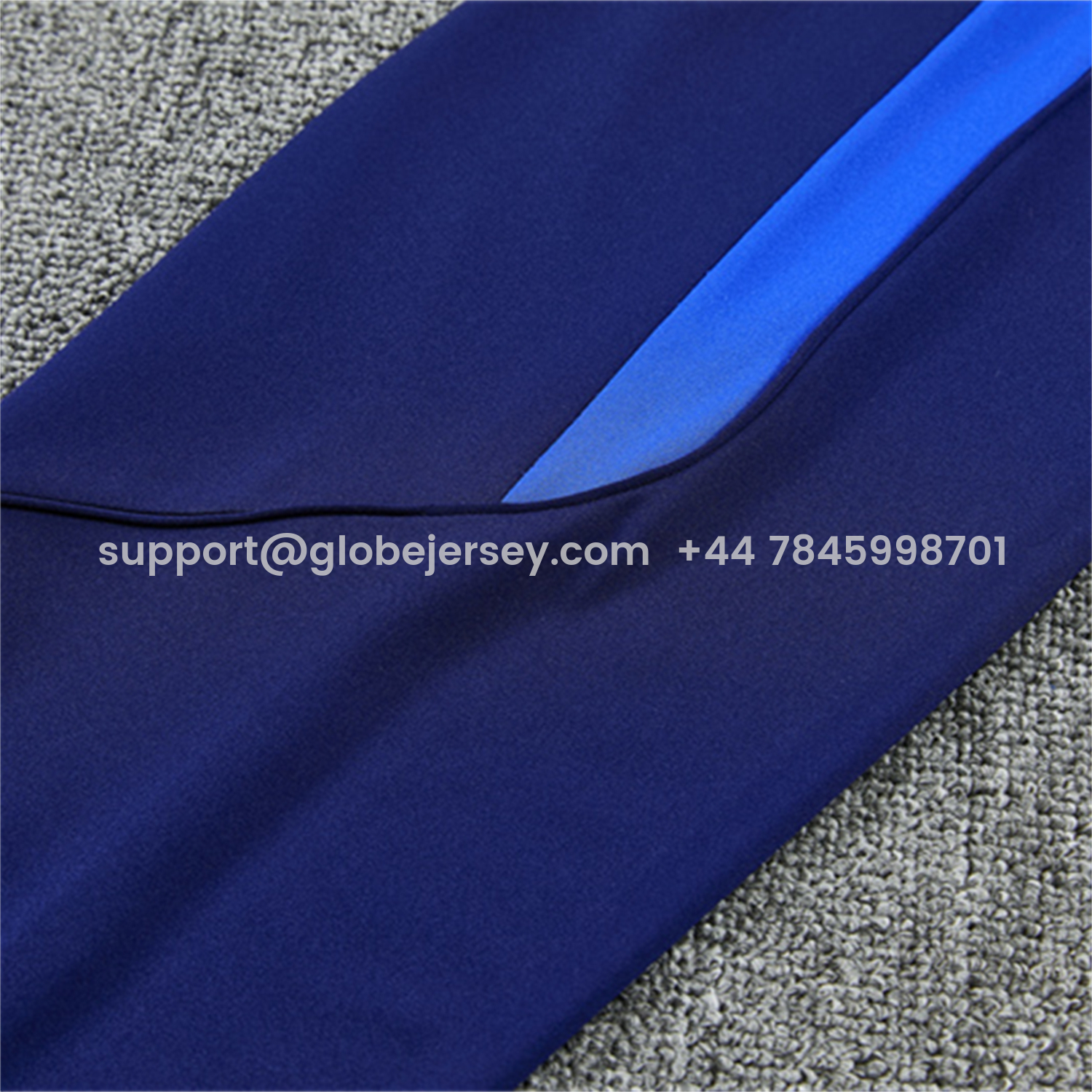 GlobeJersey-Inter Milan 26-27 Kids Long Sleeve Training Set - Royal Blue Top & Royal Blue Pants