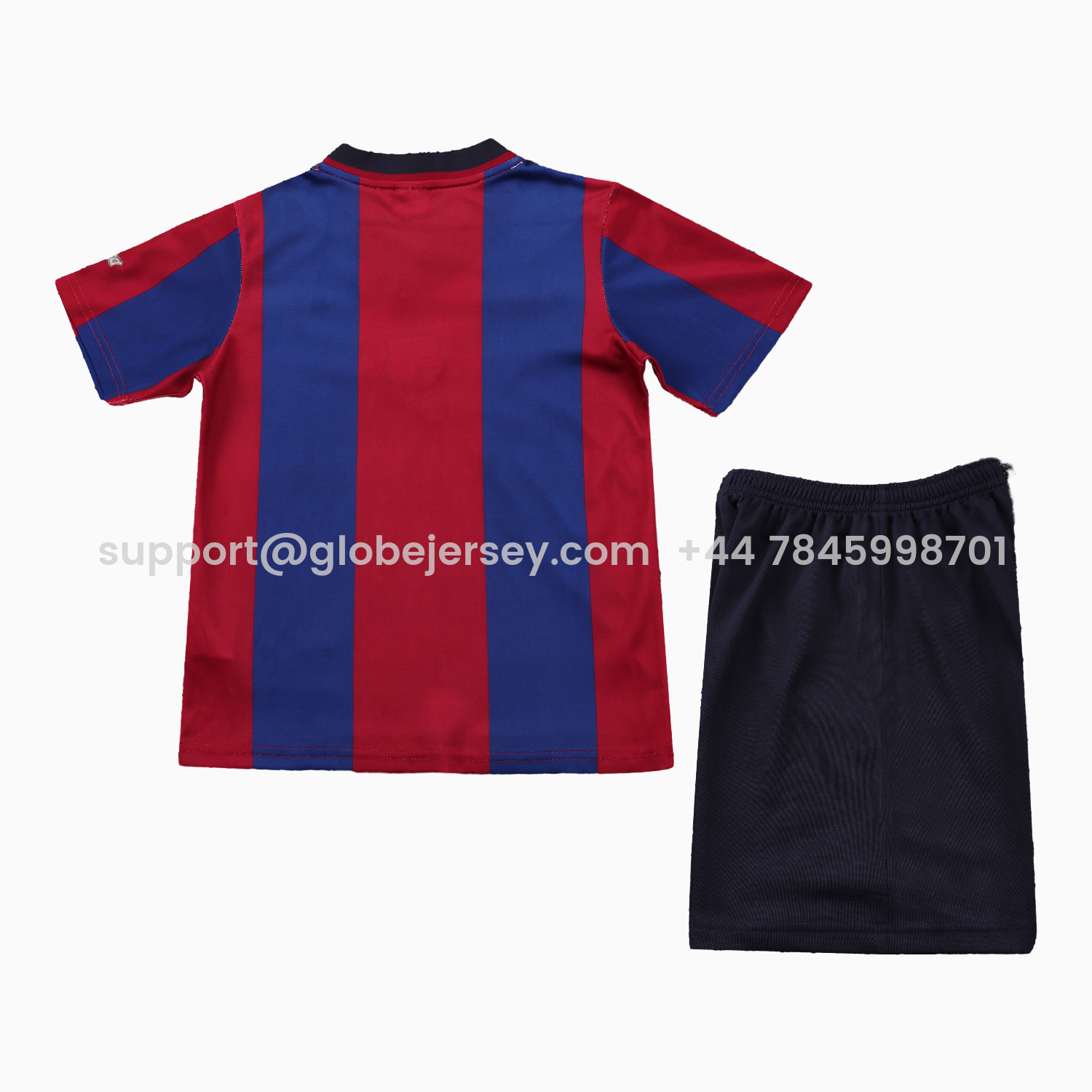 GlobeJersey-Retro Barcelona 1998-99 Home Kids Kit