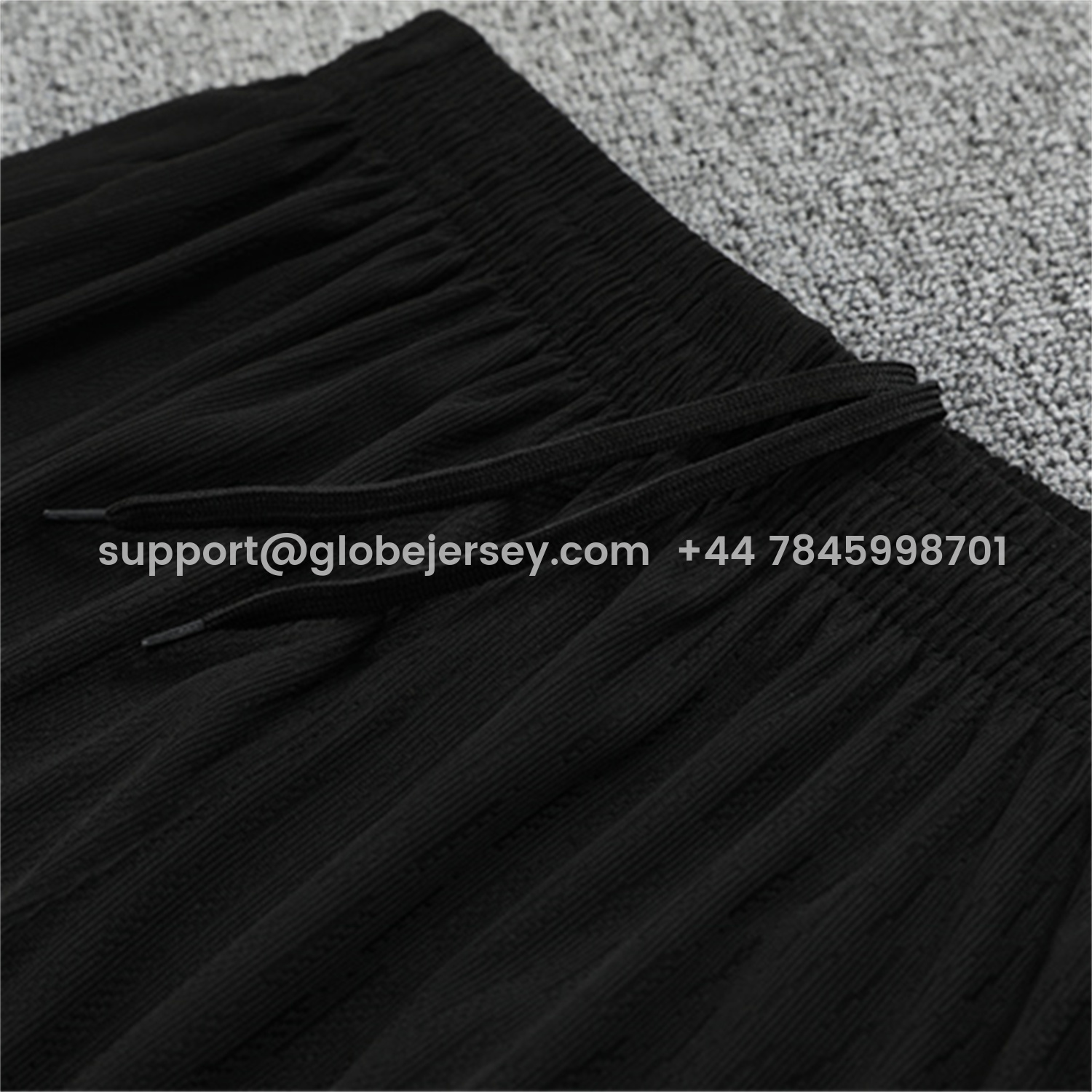 GlobeJersey-England 25-26 Kids Long Sleeve Training Set - Player Version - Black Top and Pants