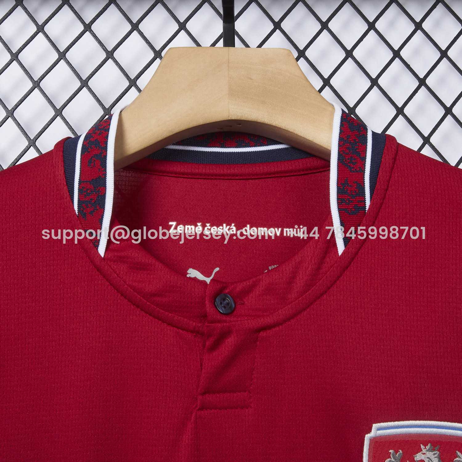 GlobeJersey-Czech Republic 2026 Home Jersey - Fans Version