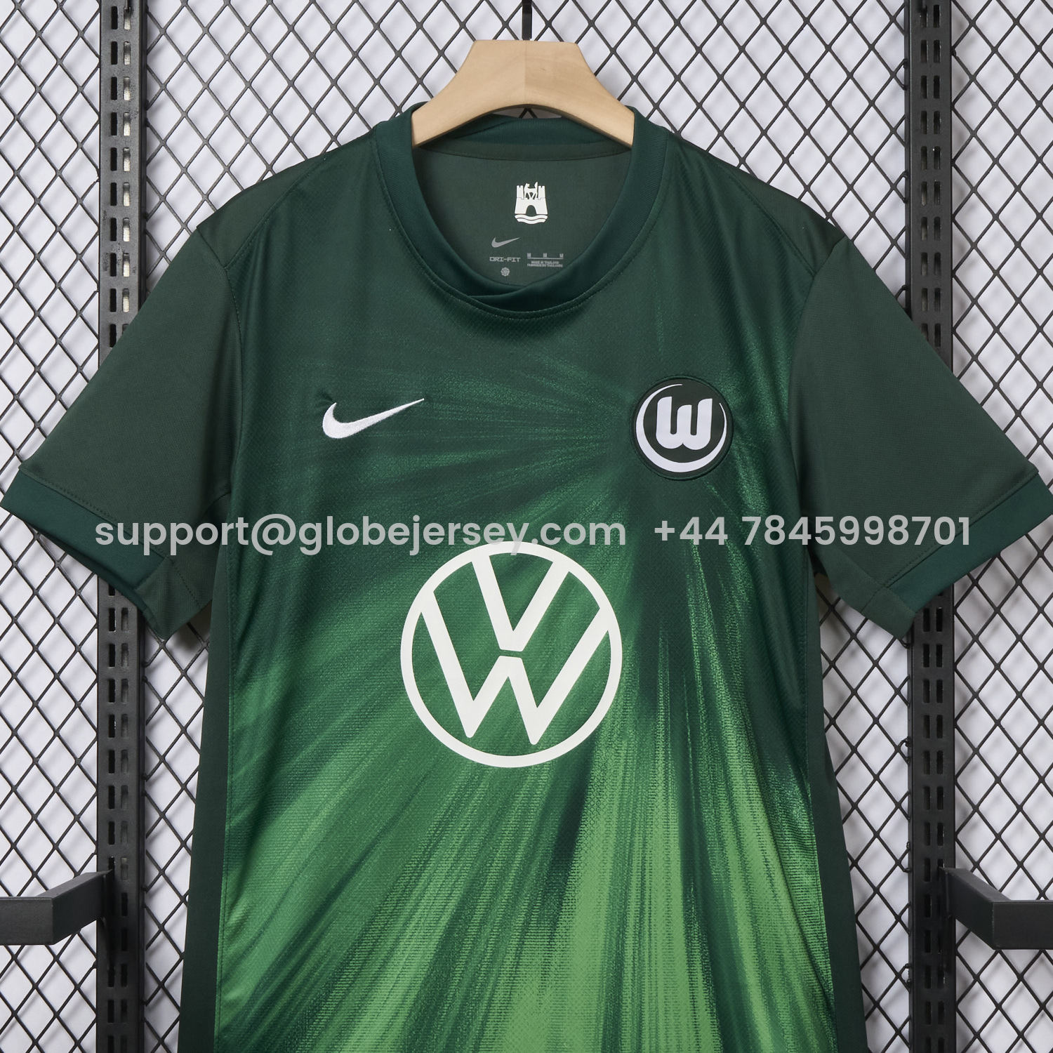 GlobeJersey-Wolfsburg 25-26 Home Green Jersey - Fans Version