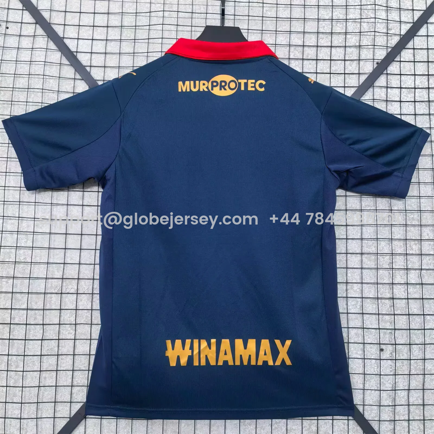 GlobeJersey-RC Lens 25-26 St. Barbara's Day Deep Blue Jersey - Fans Version