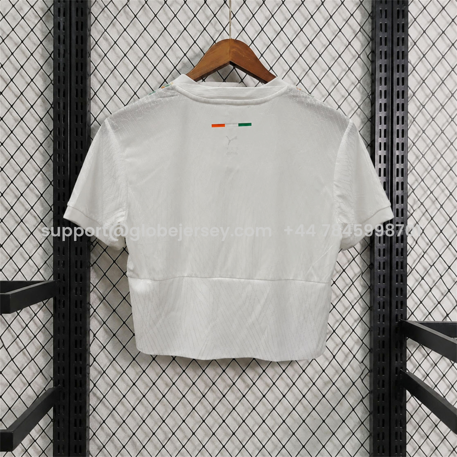 GlobeJersey-Women's Ivory Coast 2026 Away Cropped Jersey - Player Version