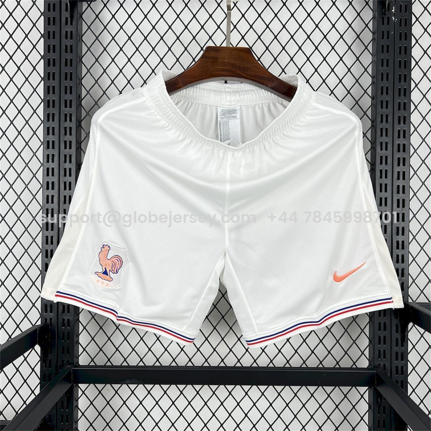 GlobeJersey-France 2026 Away White Shorts - Fans Version