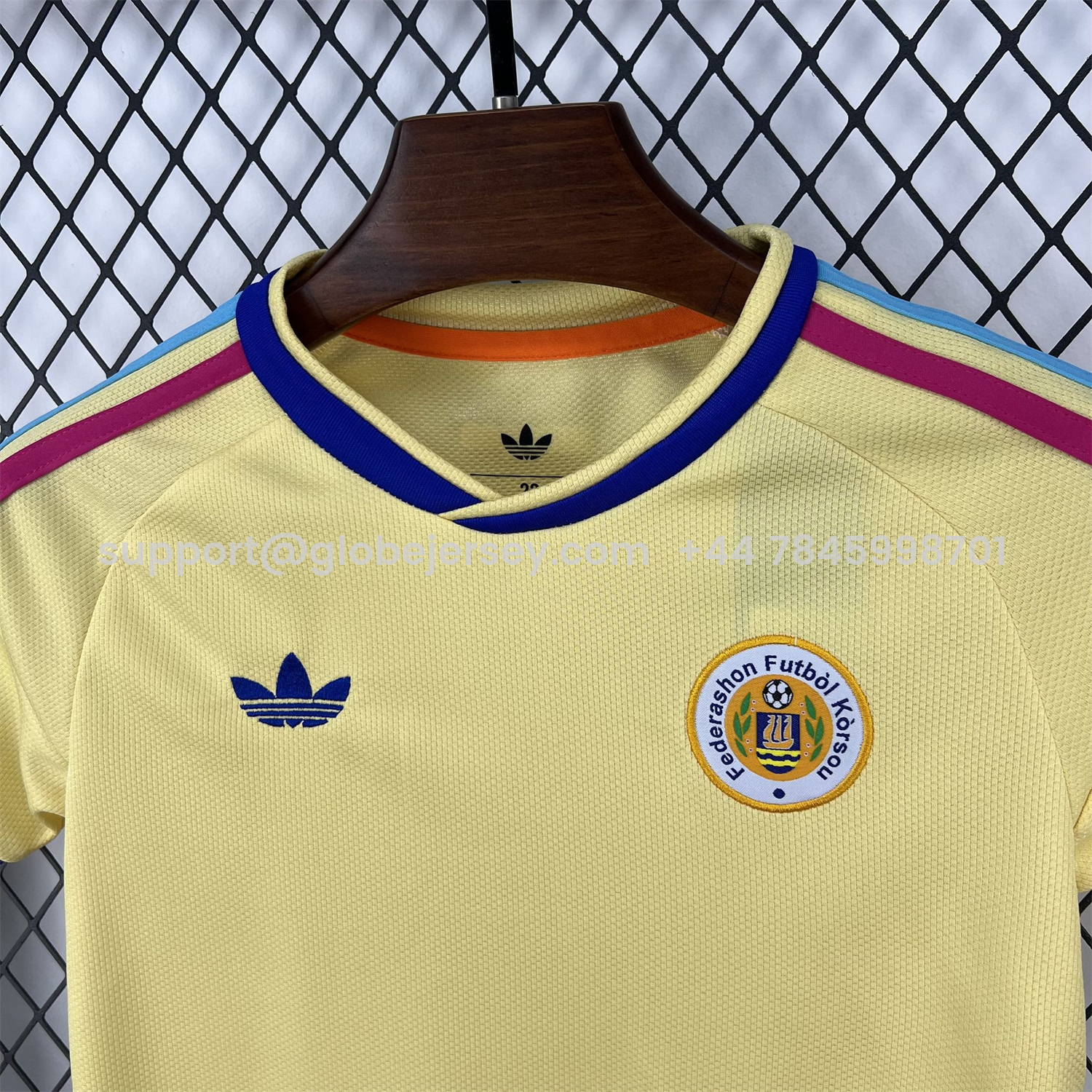 GlobeJersey-Curaçao 2026 Away Kids Kit