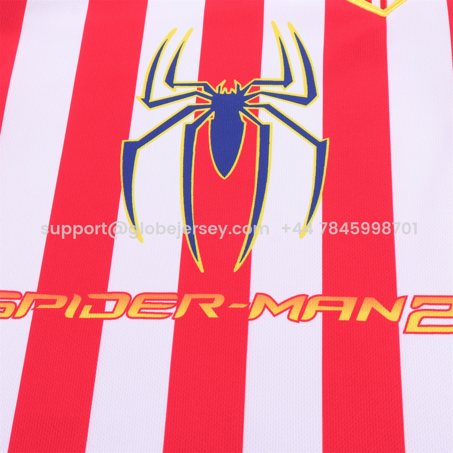 GlobeJersey-Retro Atletico Madrid 2004-05 Home S.p.i.d.e.r M.a.n Special Long Sleeves Kids Kit