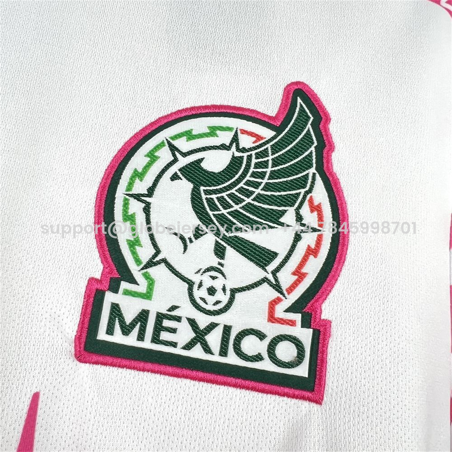 GlobeJersey-Mexico 25-26 Mayan Cvilization Pink And White Special Jersey - Fans Version