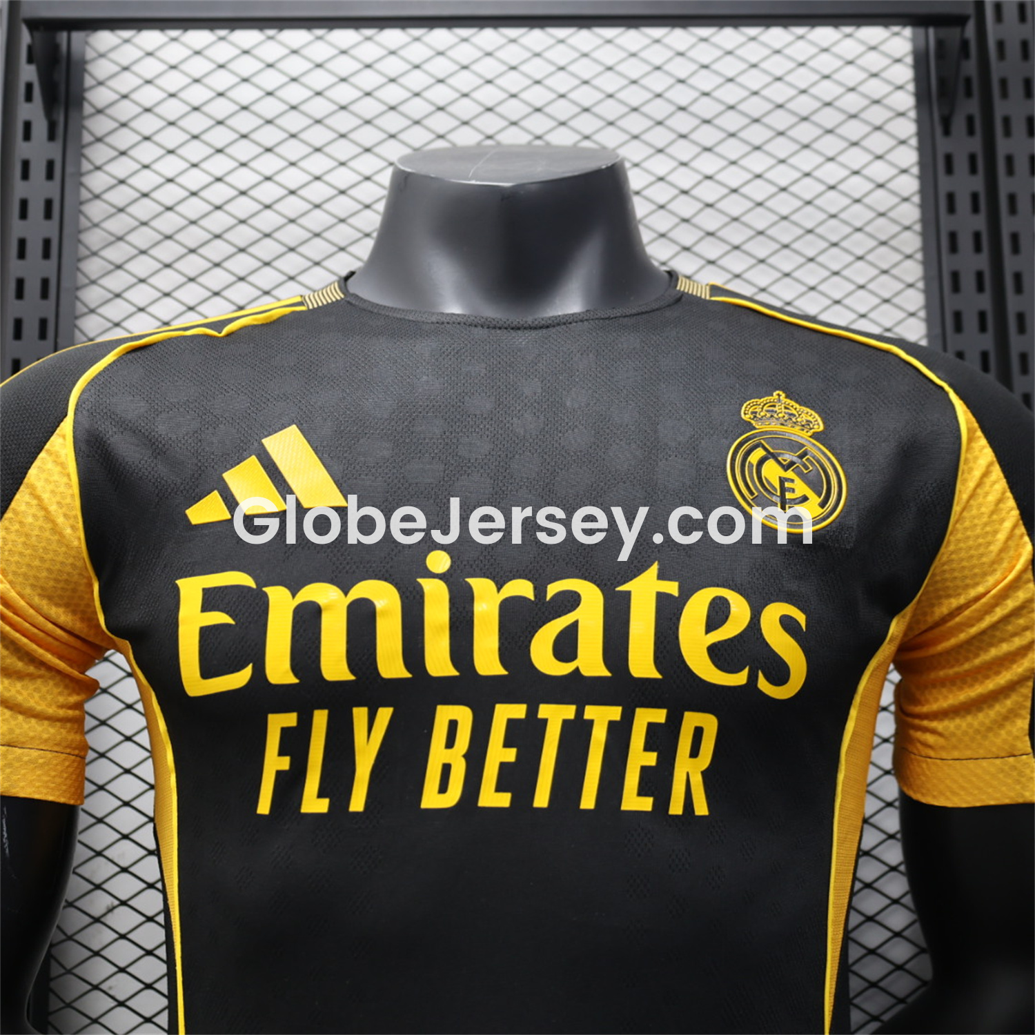 GlobeJersey-Real Madrid 25-26 Black Gold Special Edition Jersey - Player Version