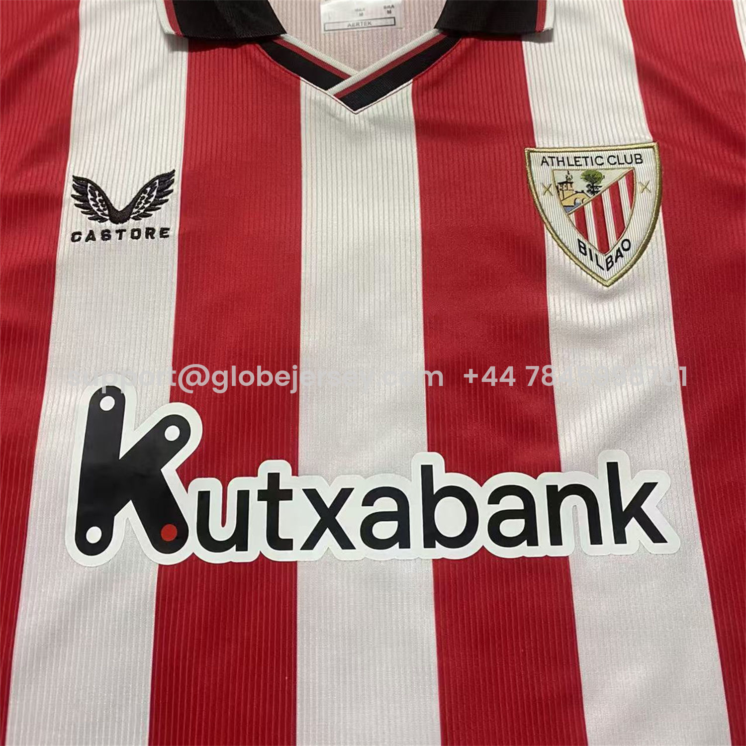 GlobeJersey-Athletic Bilbao 25-26 Home Jersey - Fans Version