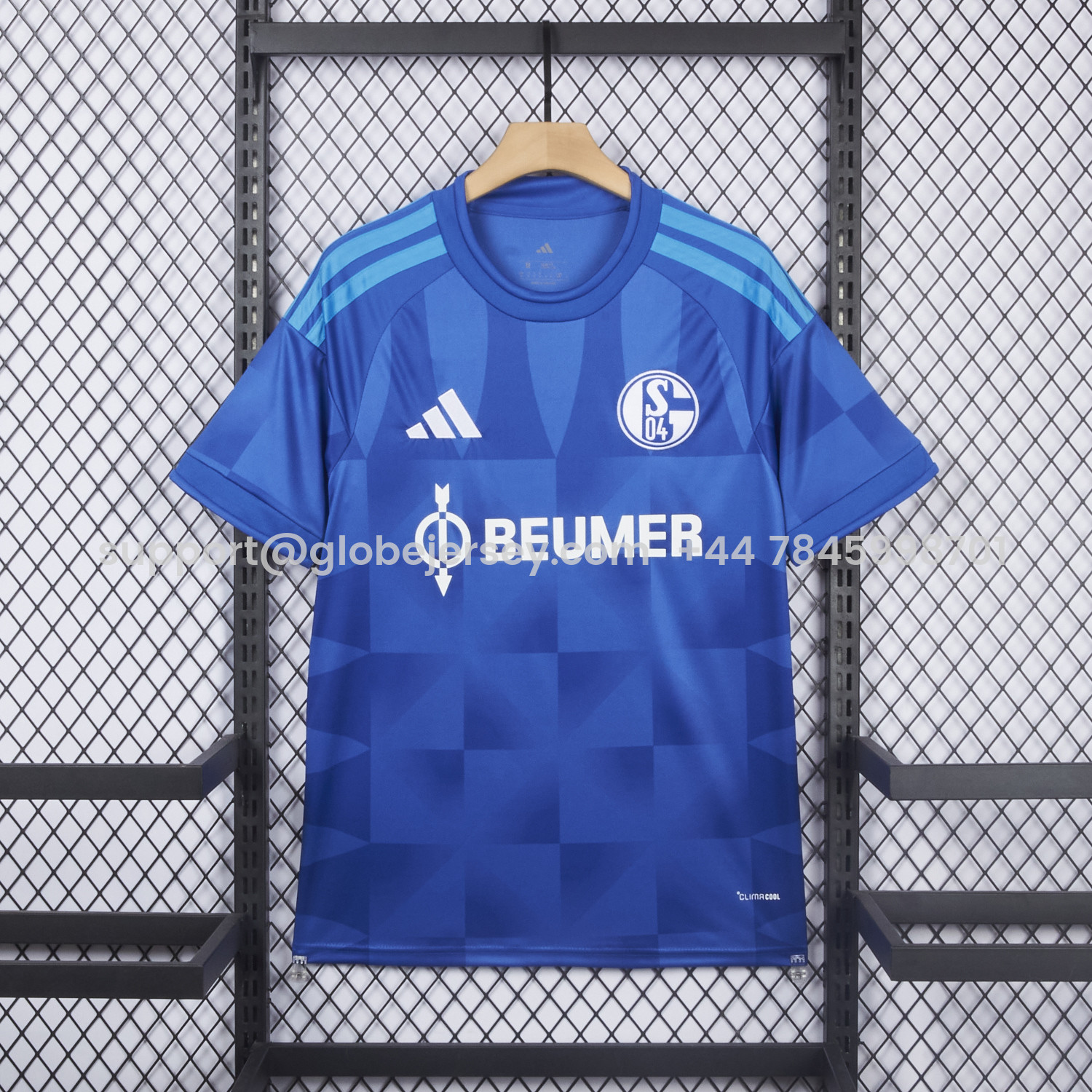 GlobeJersey-Schalke 04 26-27 Home Jersey - Fans Version