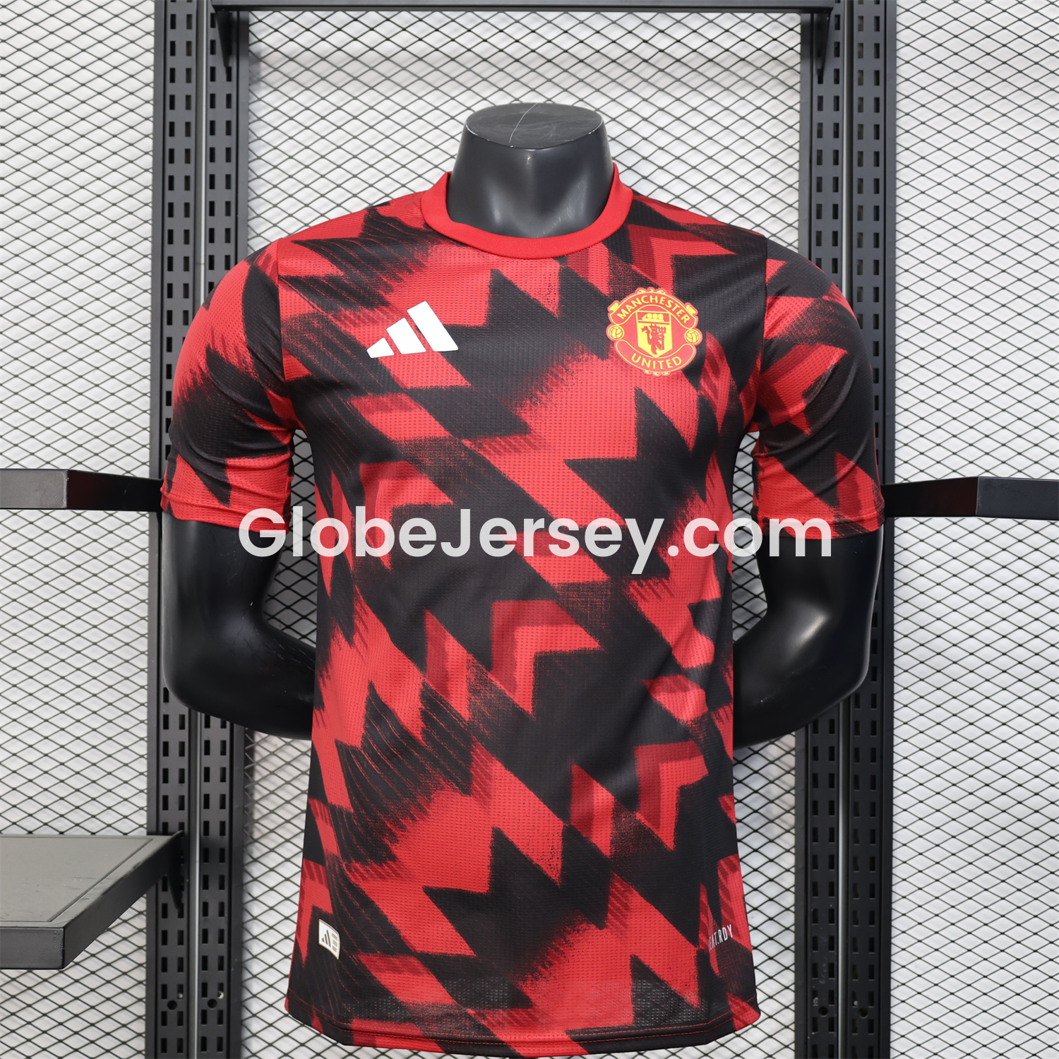 GlobeJersey-Manchester United 25-26 Red Pre-match Training Jersey - Player Version