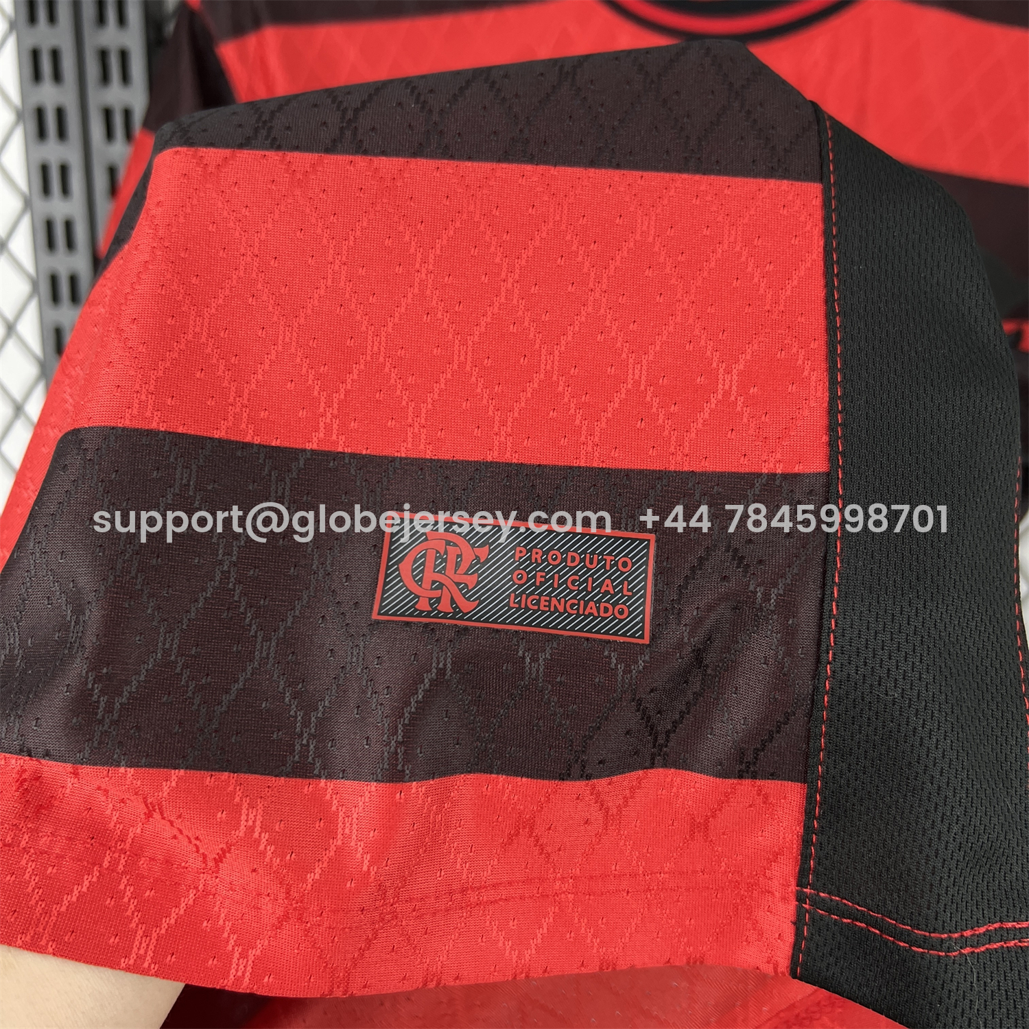 GlobeJersey-Flamengo 26-27 Red And Black Pre-Match Jersey - Fans Version
