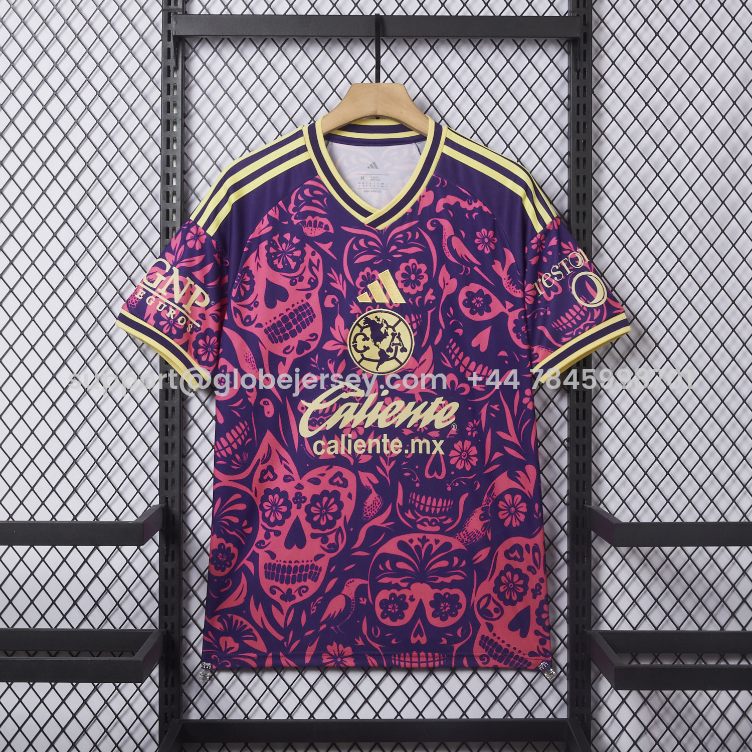 GlobeJersey-Club América 25-26 Día de Muertos Purple Jersey - Fans Version